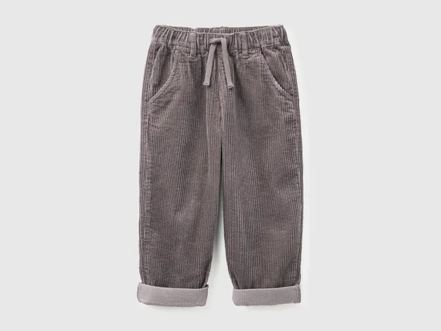 United Colors of Benetton Pantaloni Bimbo Velluto Cotone 82-116
