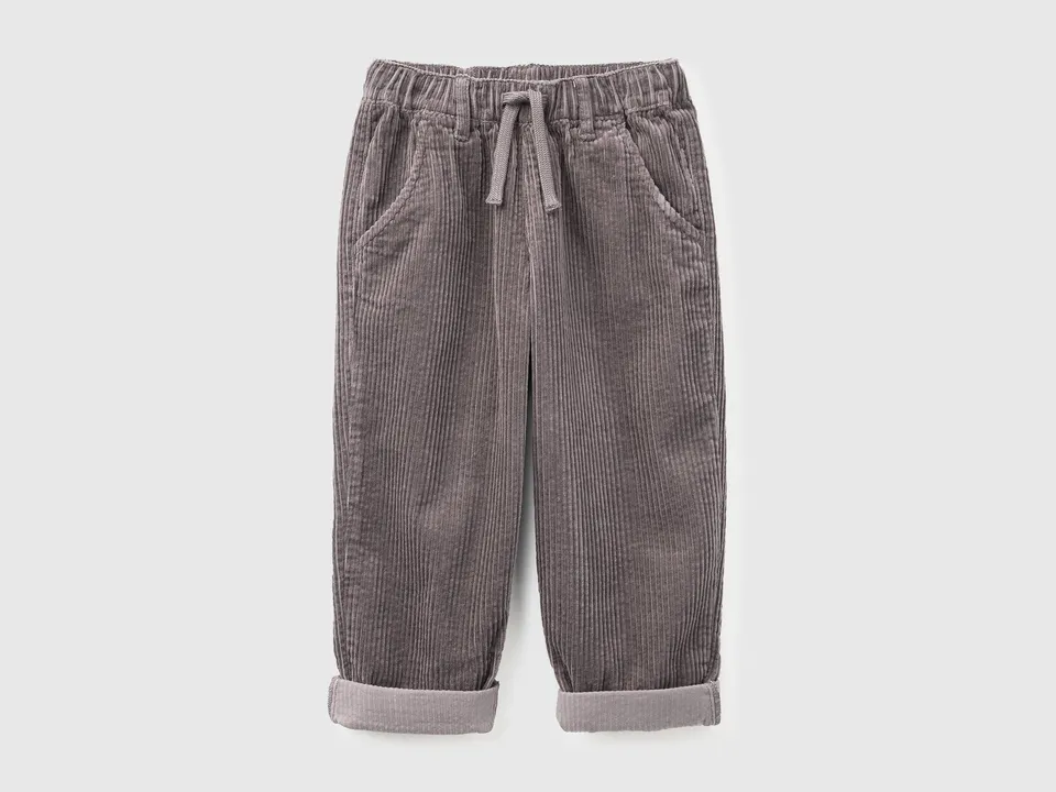United Colors of Benetton Pantaloni Bimbo Velluto Cotone 82-116