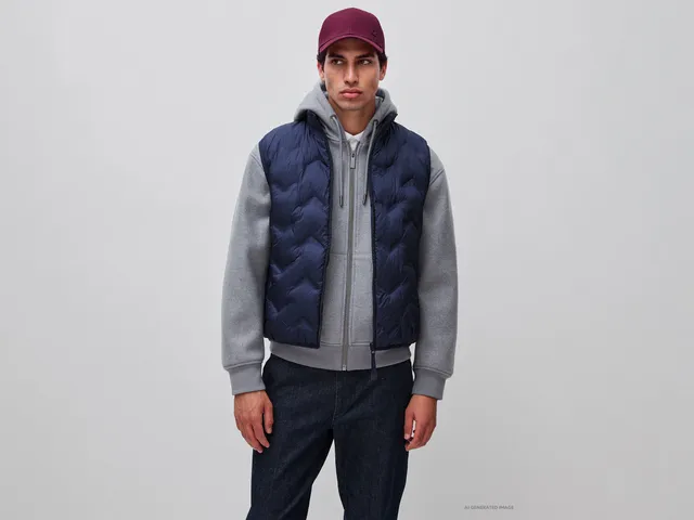 United Colors of Benetton gilet imbottito Rain Defender riciclato