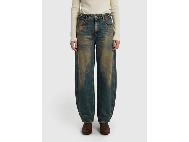 United Colors of Benetton Jeans barrel fit jeans cotone vintage