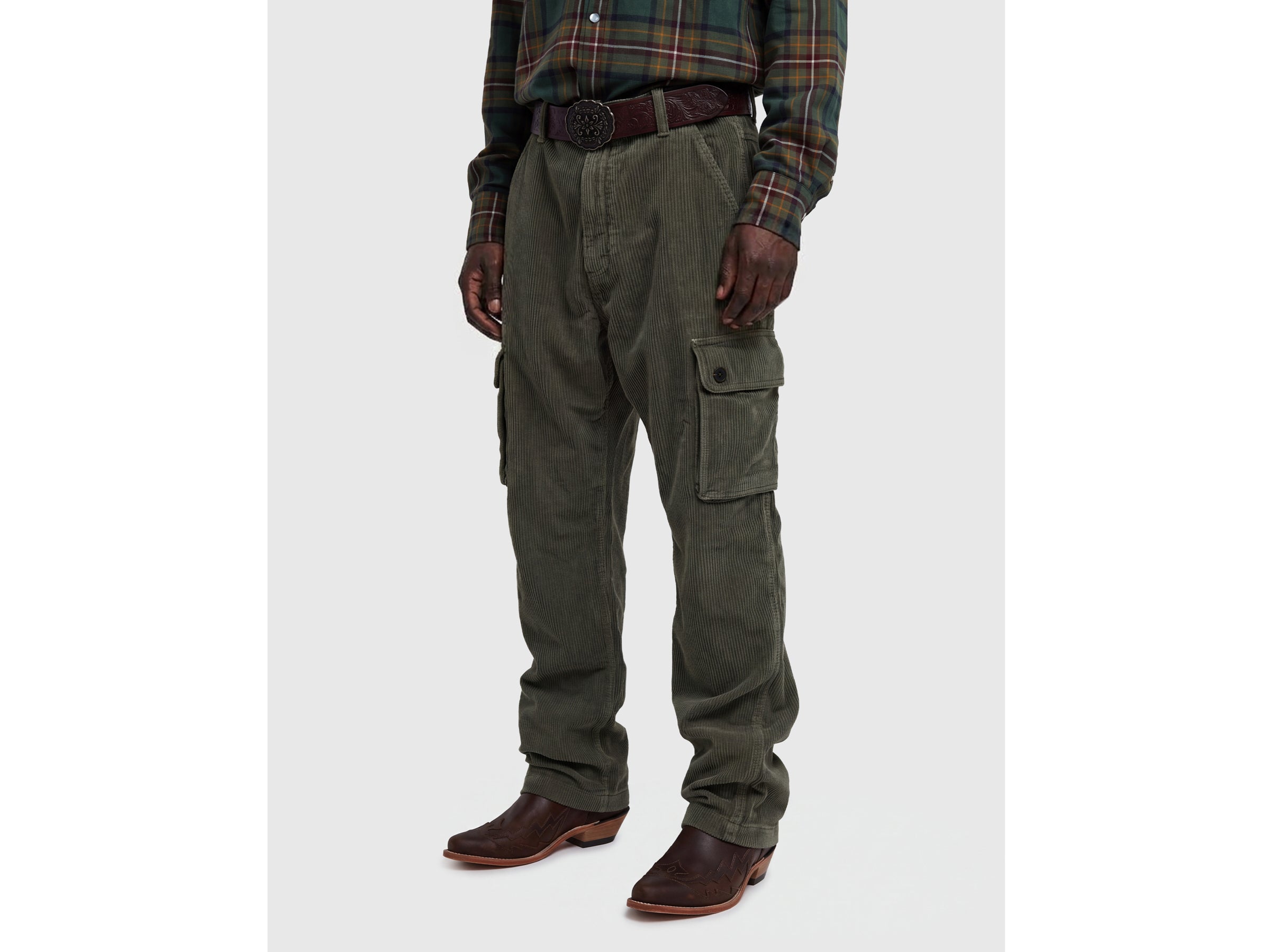 United Colors of Benetton Trousers Cargo Velluto Cotone 32