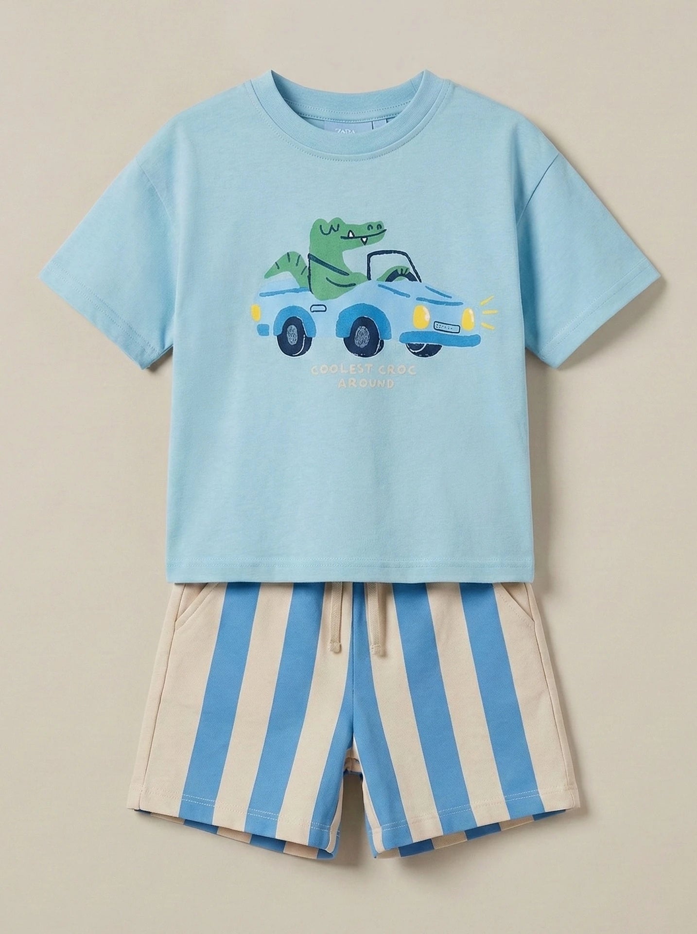 Kokarcia Coccodrillo completo t-shirt+shorts cotone