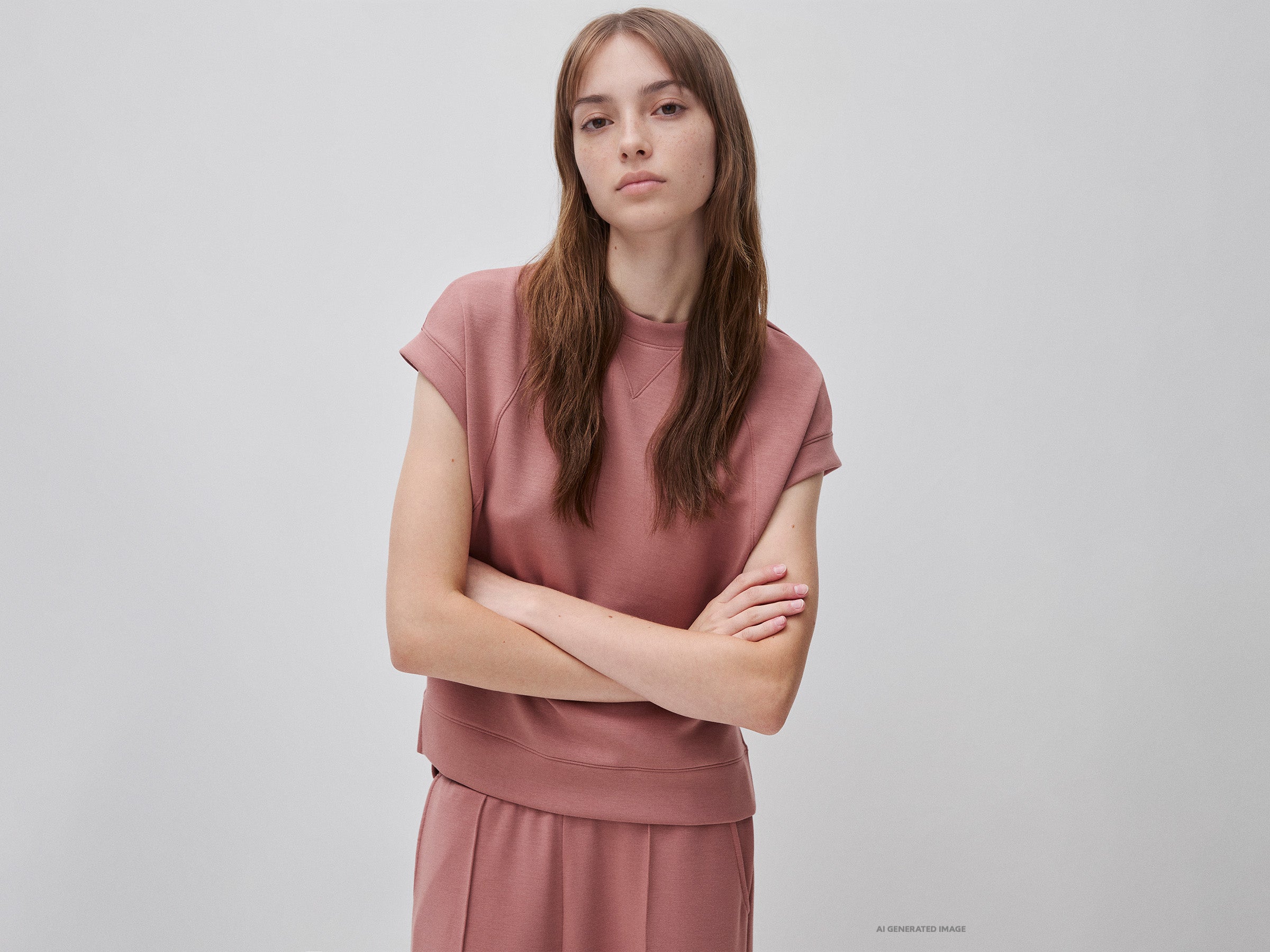 United Colors of Benetton Flowing Top maglietta modale S scollo rotondo