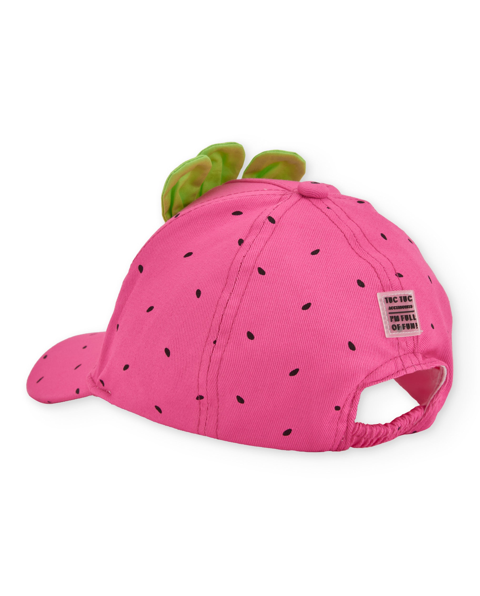 TucTuc Accessori Cappellino Foglioline Rosa Bimba