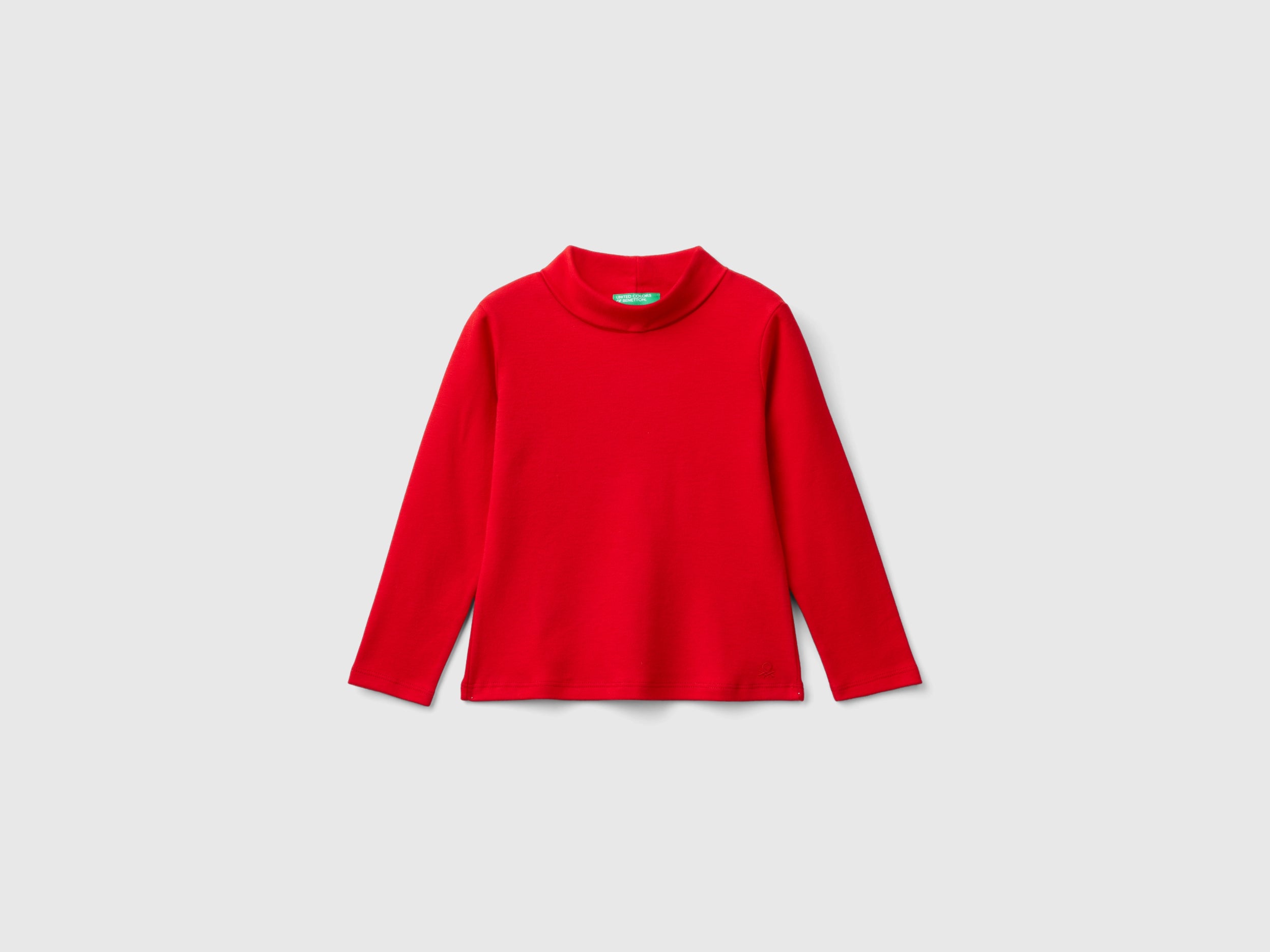 United Colors of Benetton T-Shirt Collo Alto Cotone Bio Bimbo