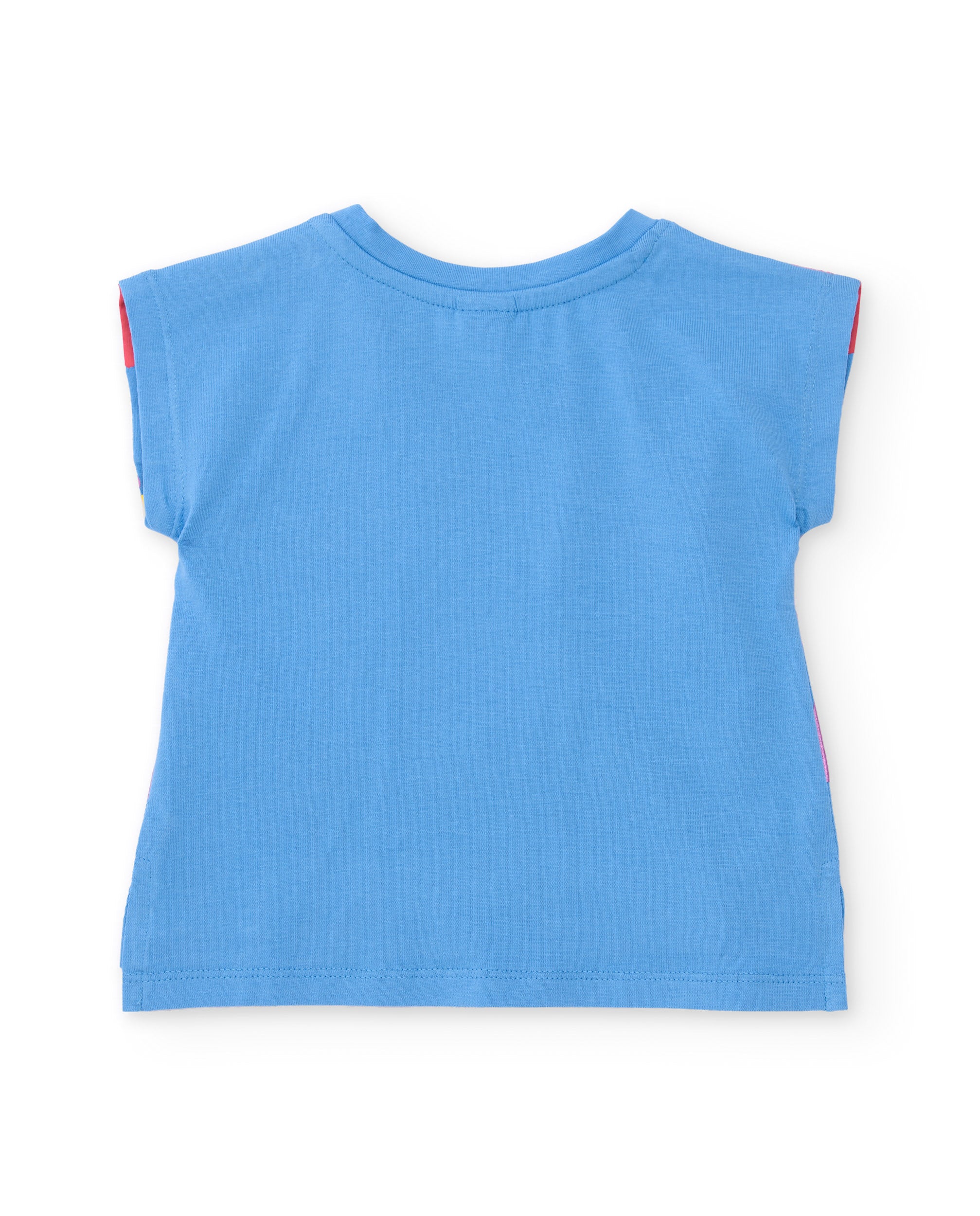 TucTuc Magliette T-shirt bambina blu delfini maniche corte