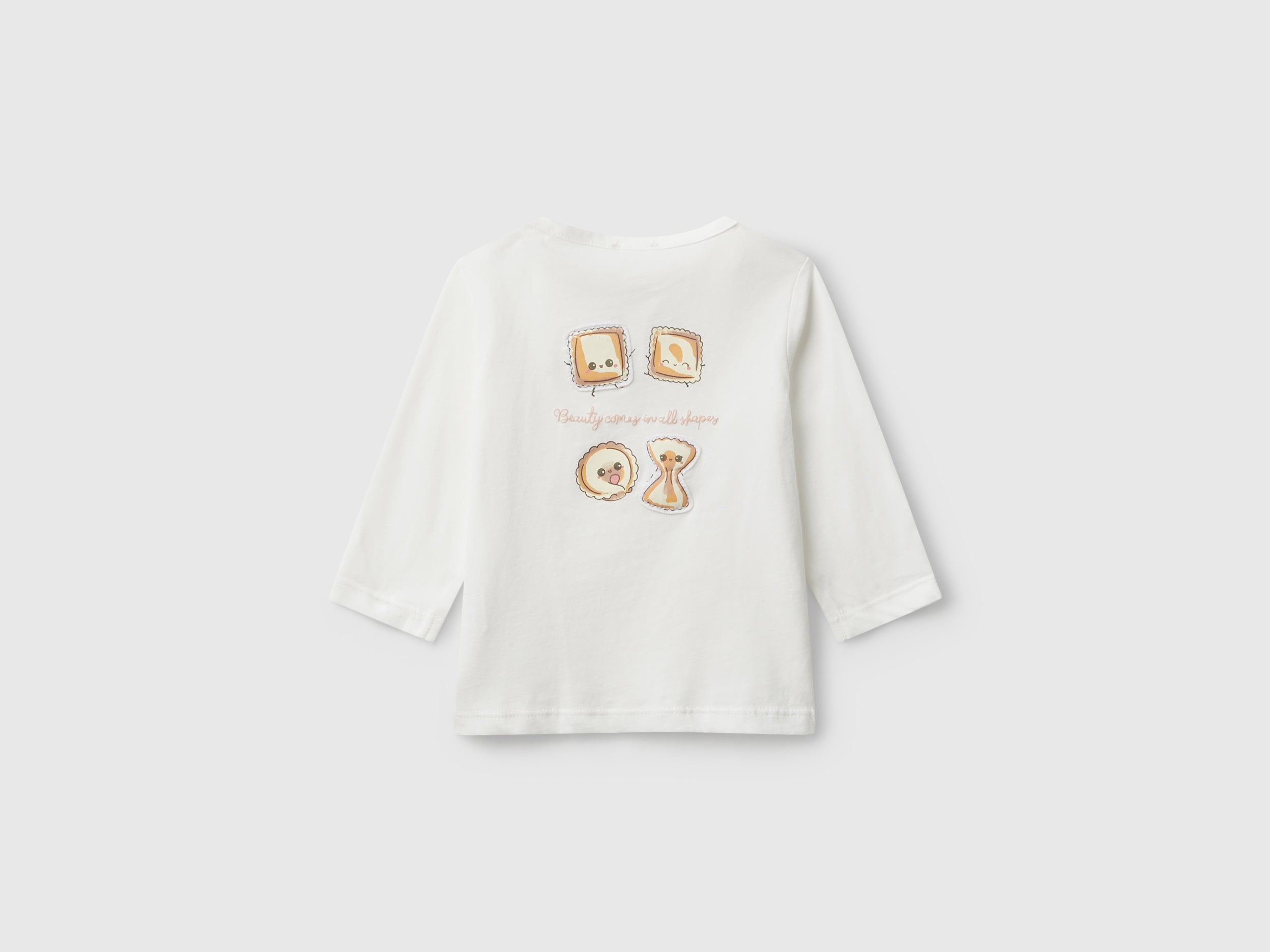 United Colors of Benetton T-shirt stampa patch cotone bio 50