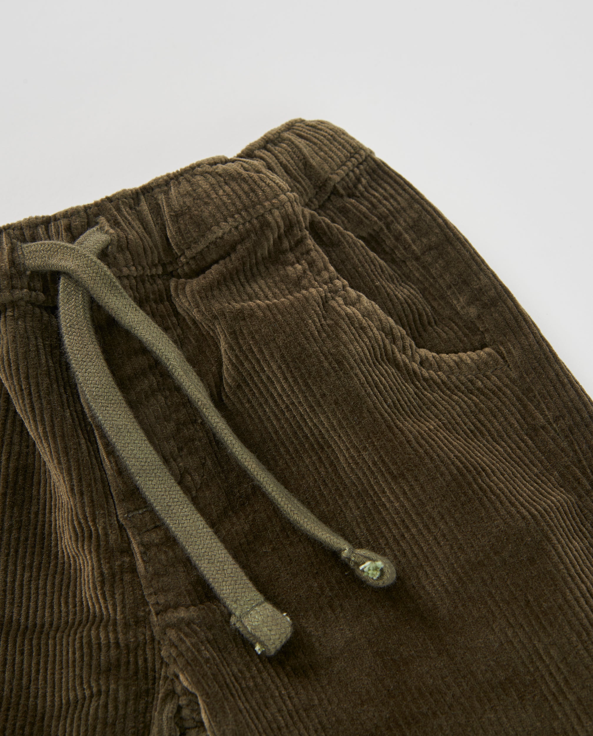 TucTuc Pantaloni Bambino Velluto Coste Verde Oliva Morbidi