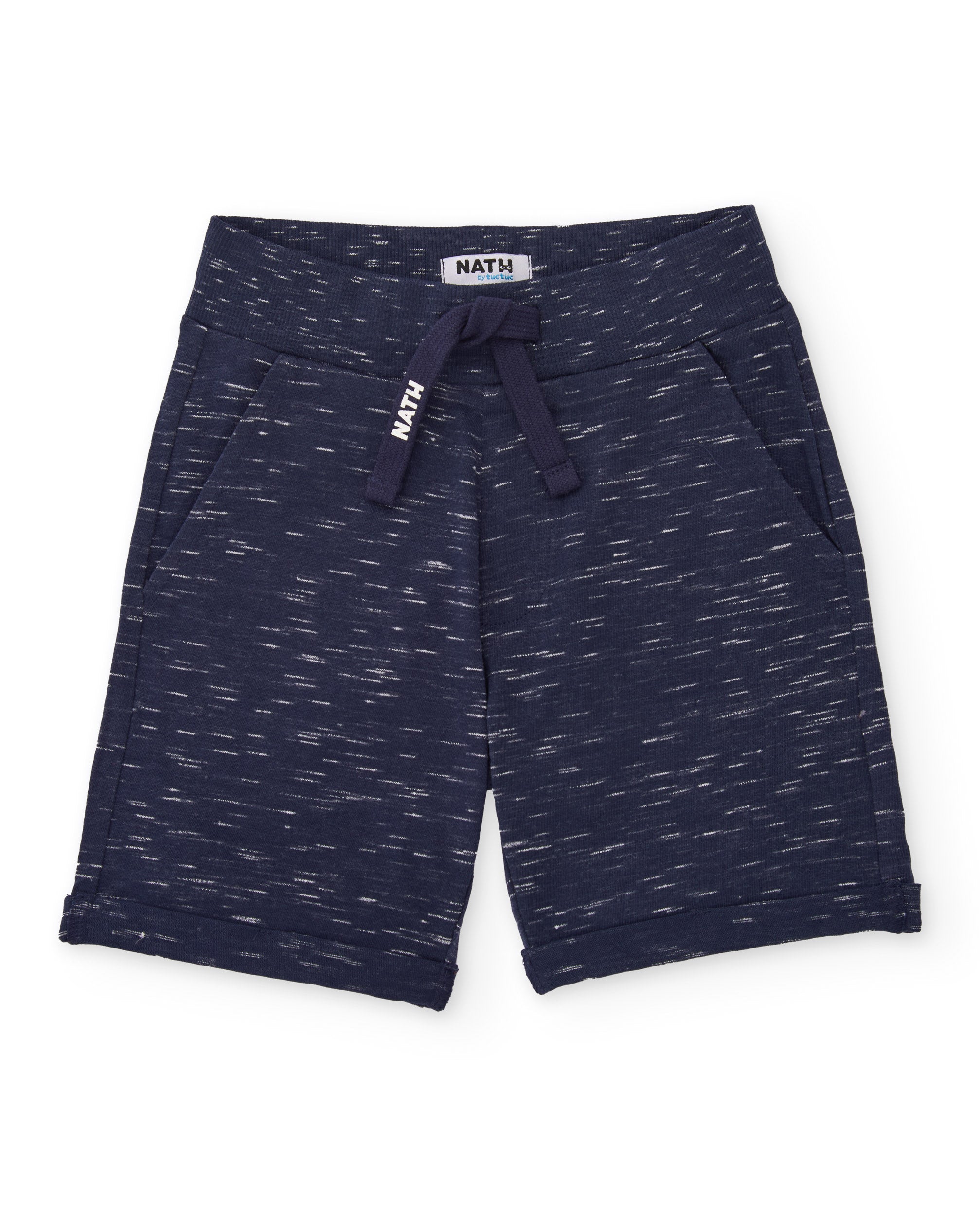 TucTuc Bermuda Pantaloncini Bambino Navy cotone elastico