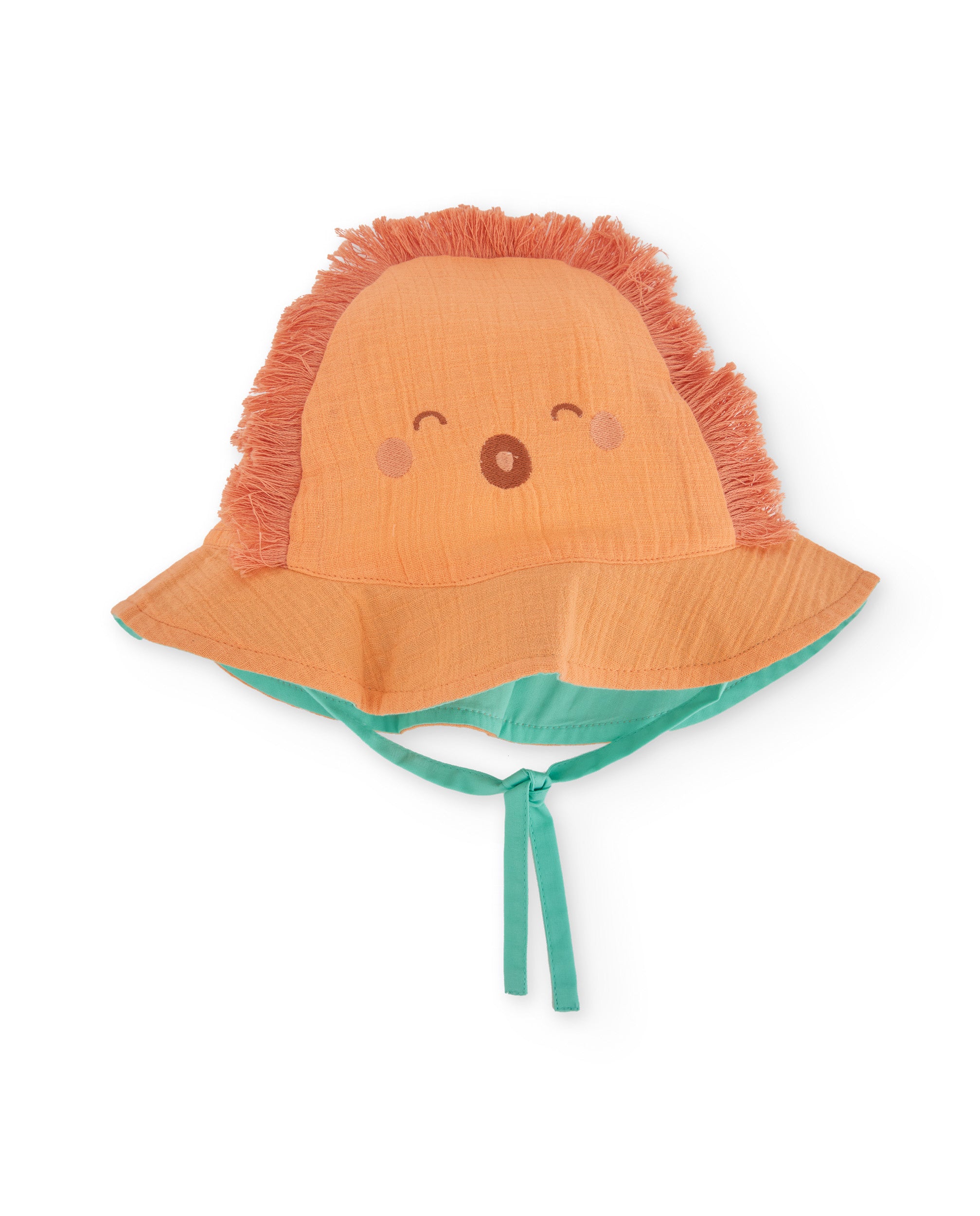 TucTuc Accessori Cappellino neonato leone arancione