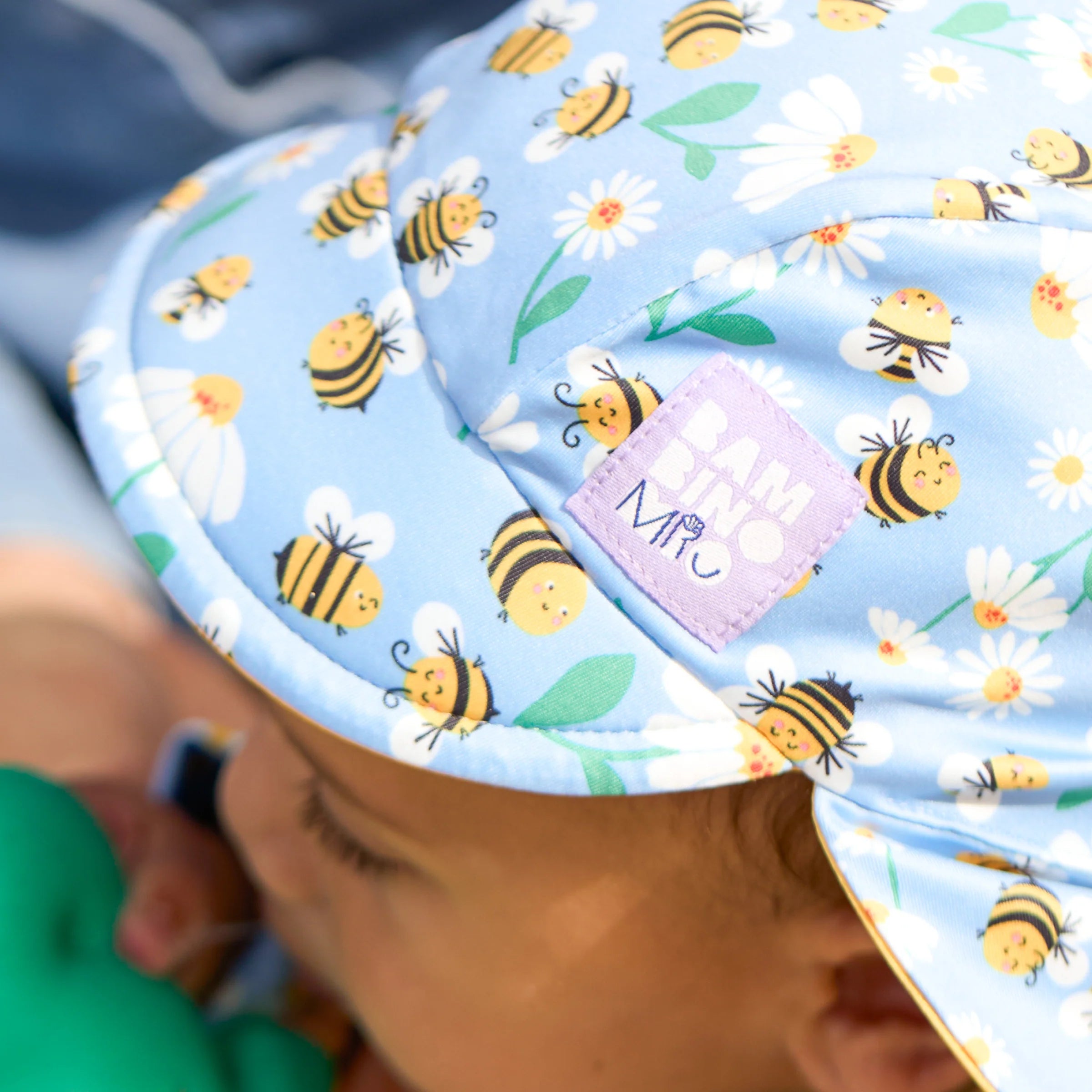 Bambino Mio cappellino mare reversibile Busy Bees