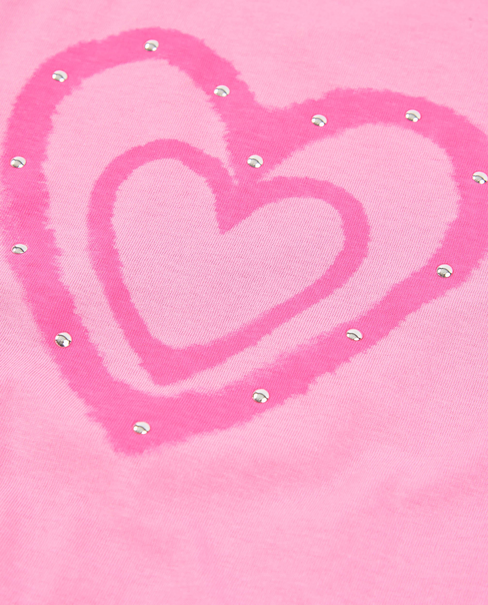 TucTuc Magliette T-Shirt Bimba Rosa Maniche Lunghe
