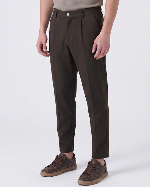 Sottosopra Duca Homme an008061 pantalone slim beige viscosa