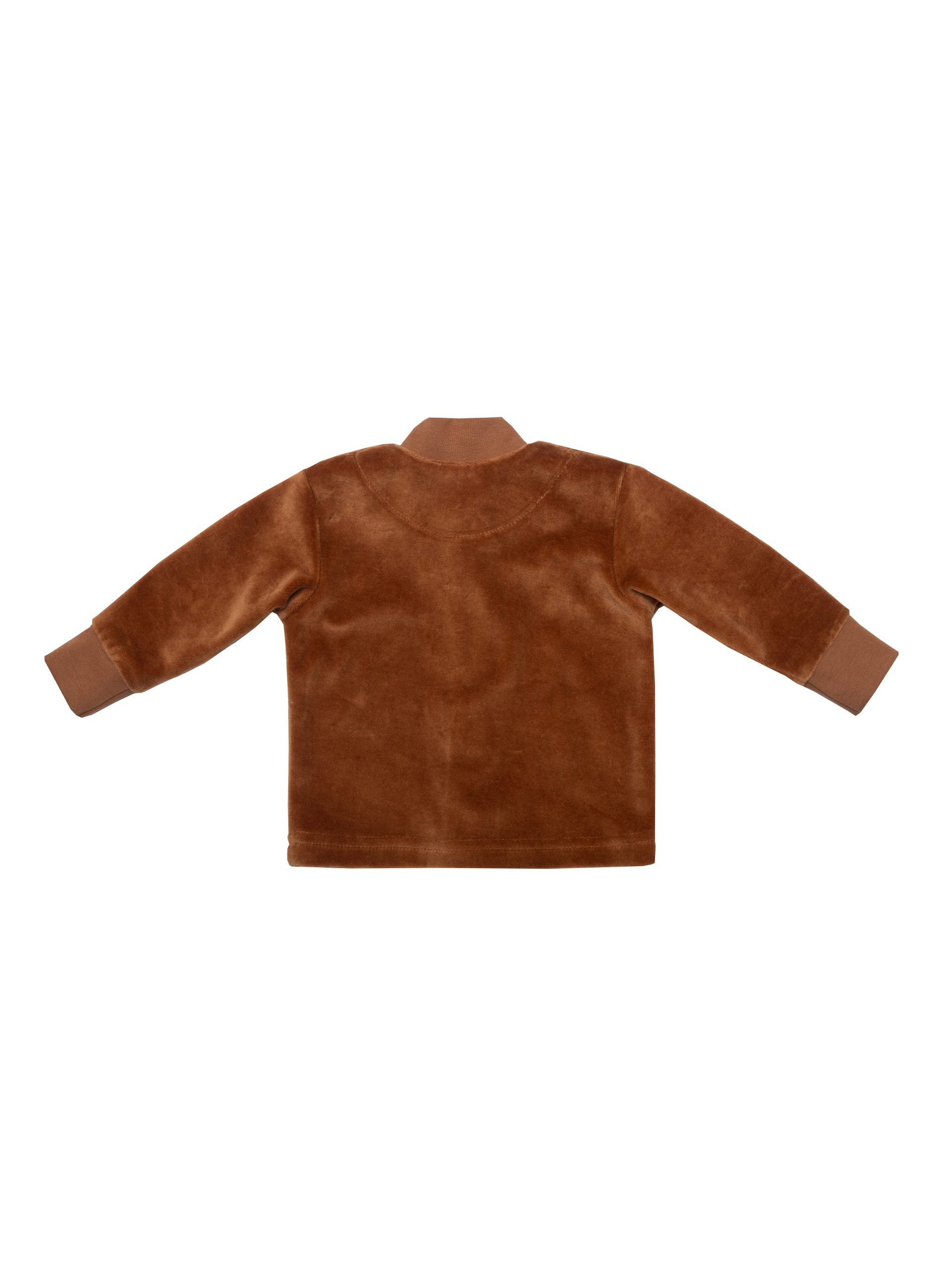 Woolly Organic Baby giacca velluto cotone bio neonato GOTS