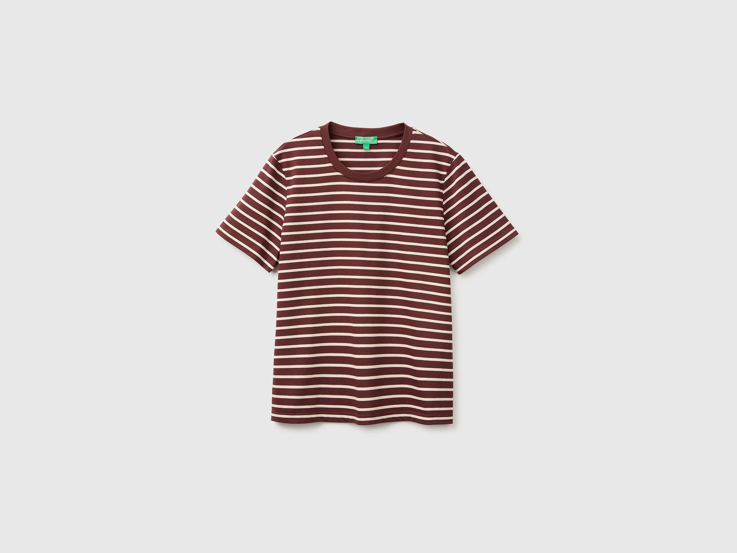 United Colors of Benetton Striped T-shirt Maglietta Cotone a Righe