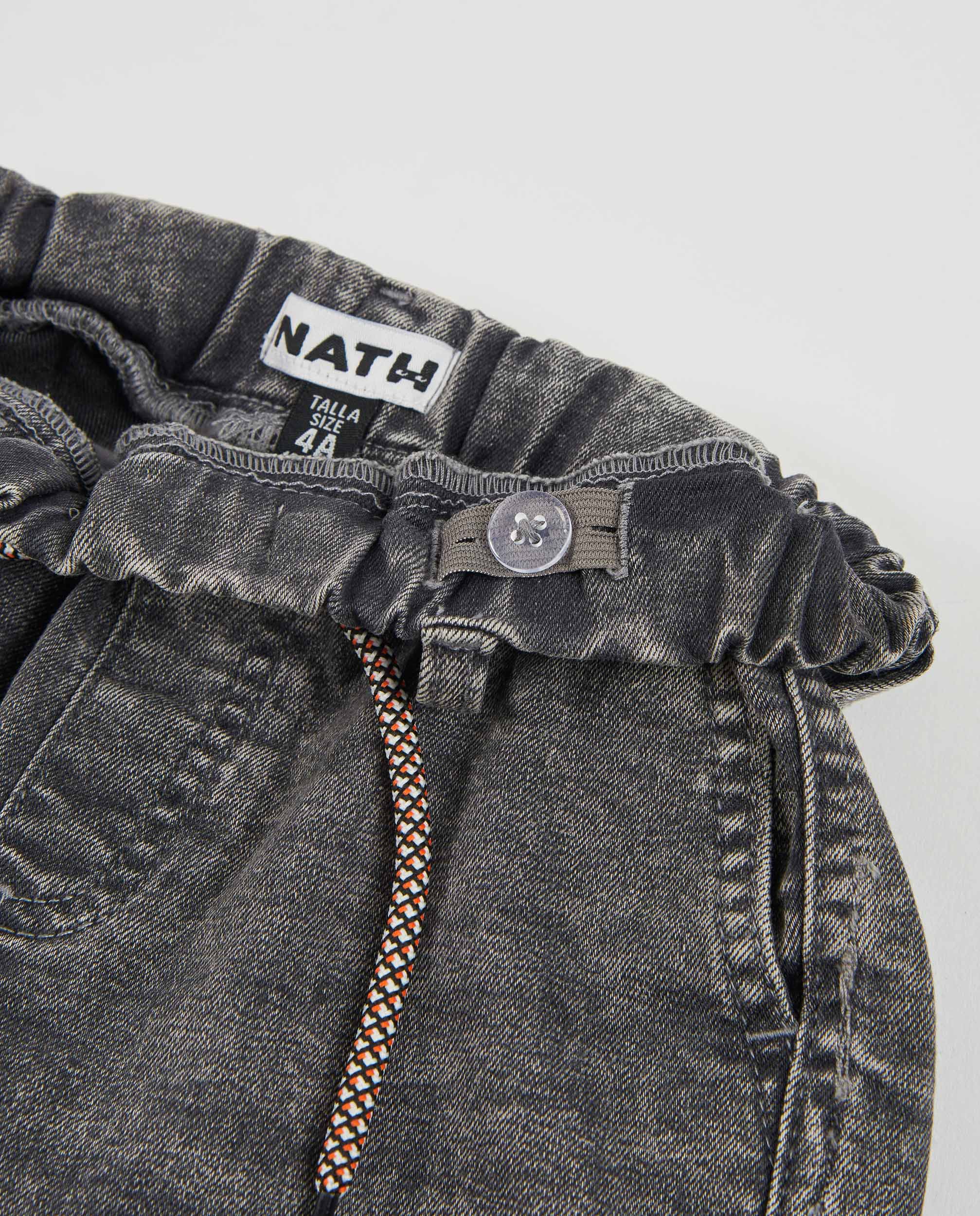 TucTuc Pantaloni cargo bambino denim grigio