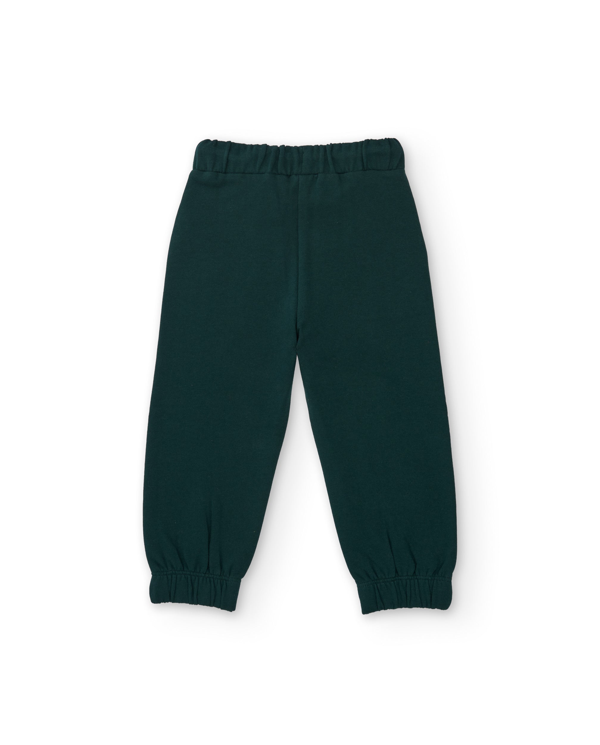TucTuc Pantaloni pantalone bambino felpa verde coulisse