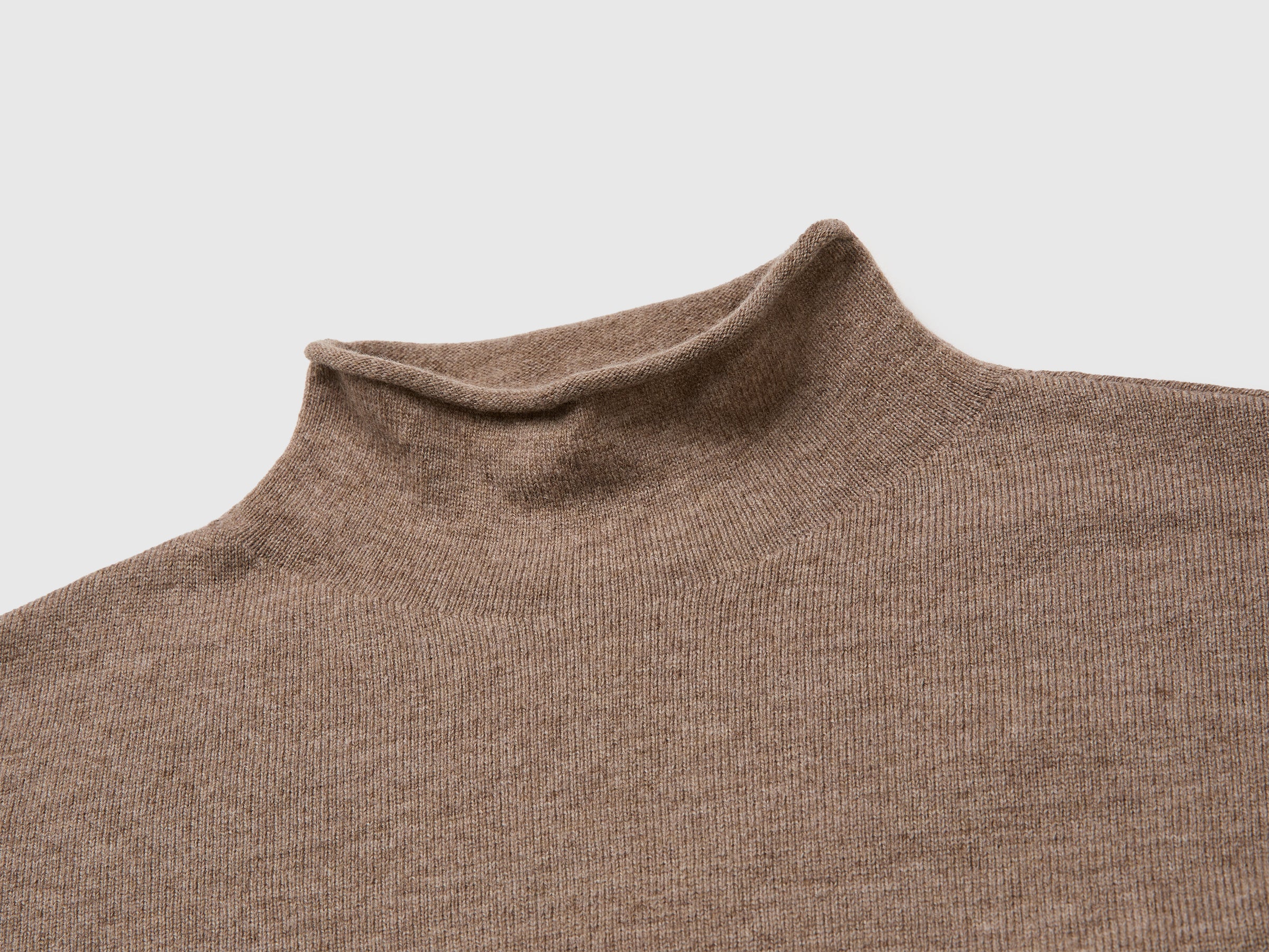 Benetton Maglione Lana Cashmere Scollo Rotondo