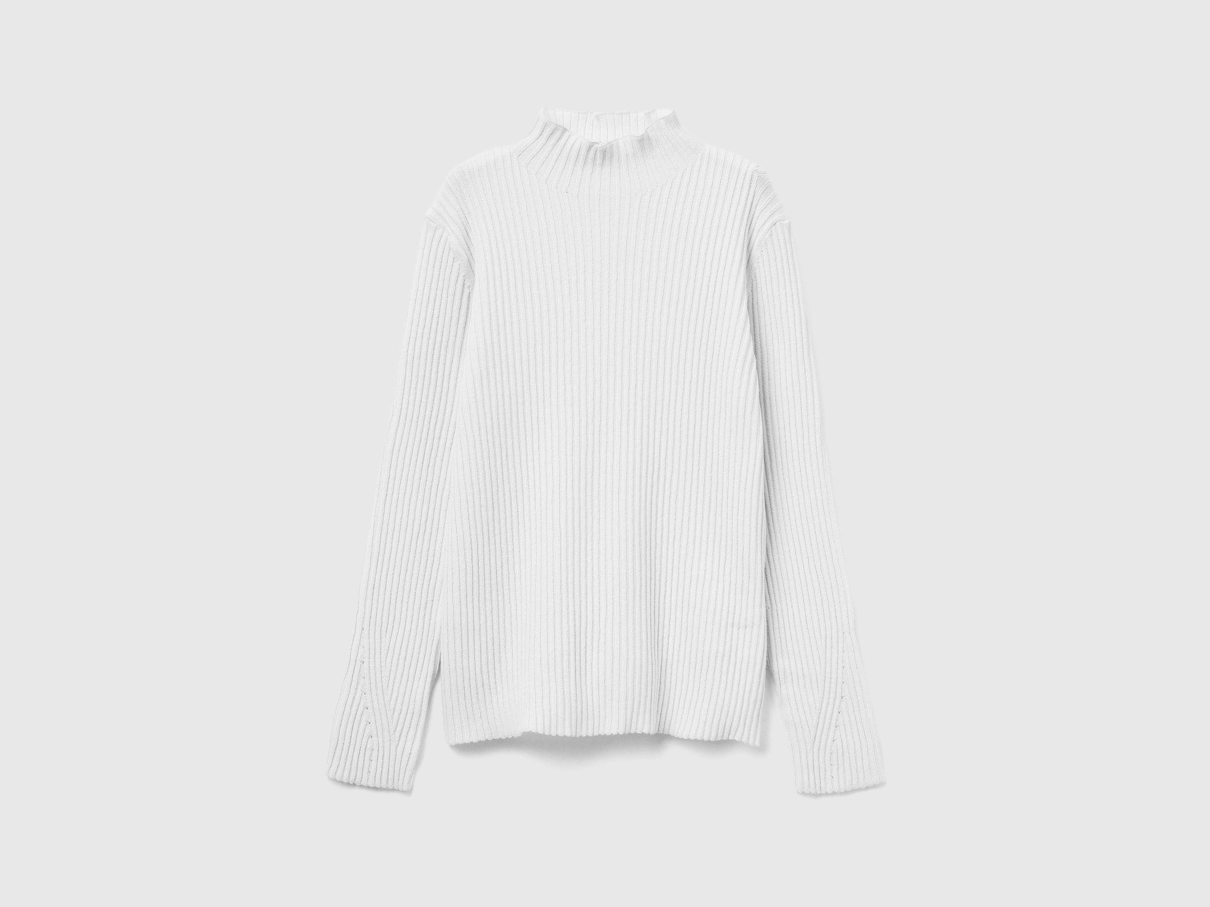 United Colors of Benetton Maglione Collo Alto Cotone taglia M
