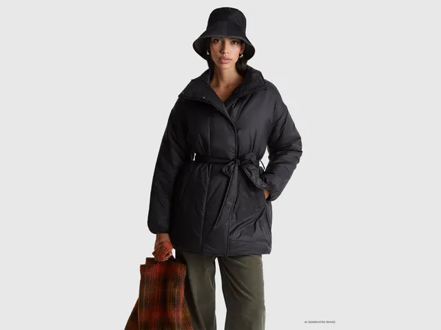 United Colors of Benetton Padded giacca nylon taglia M imbottita