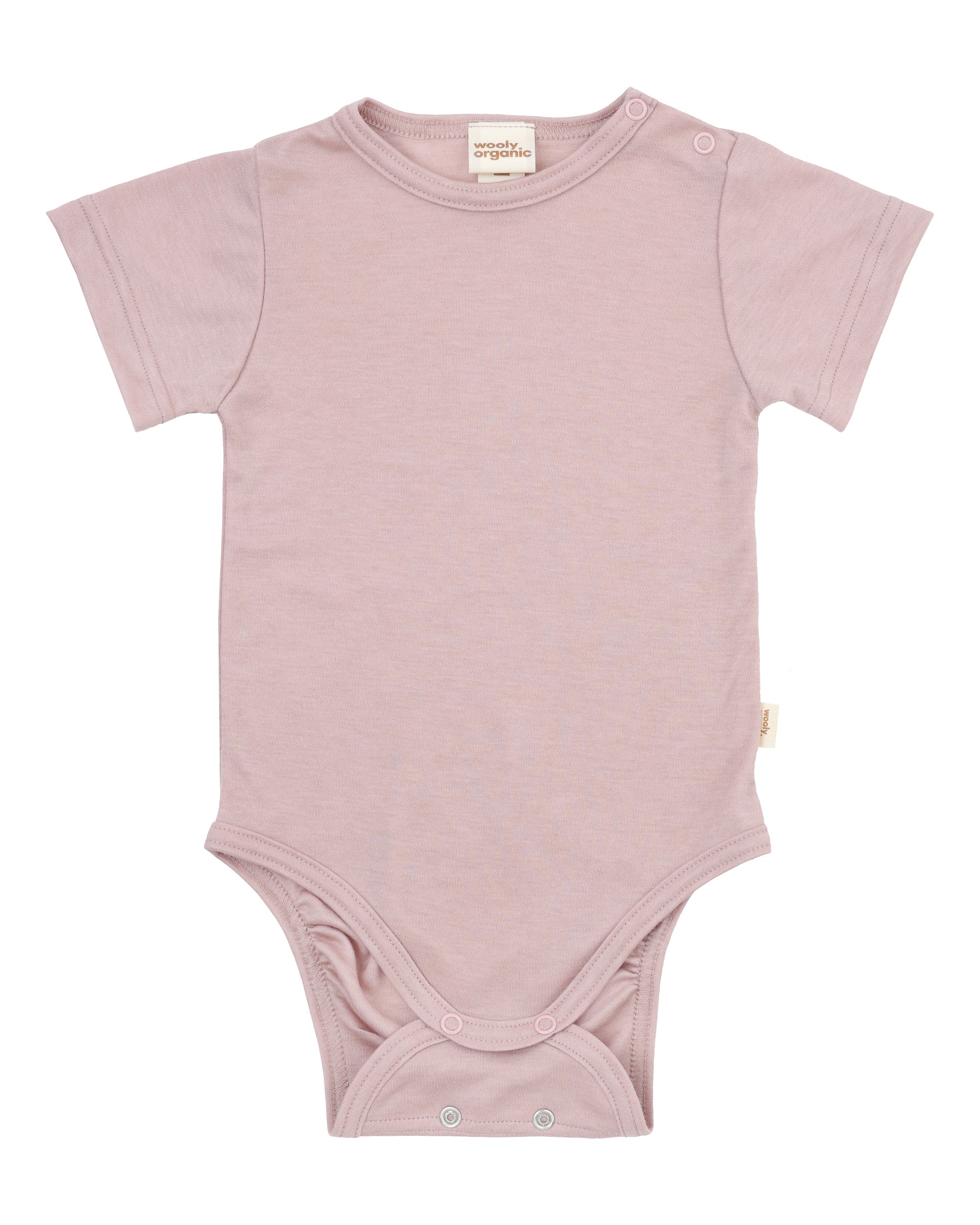 Woolly Organic Body body neonato manica corta lyocell lana AW26