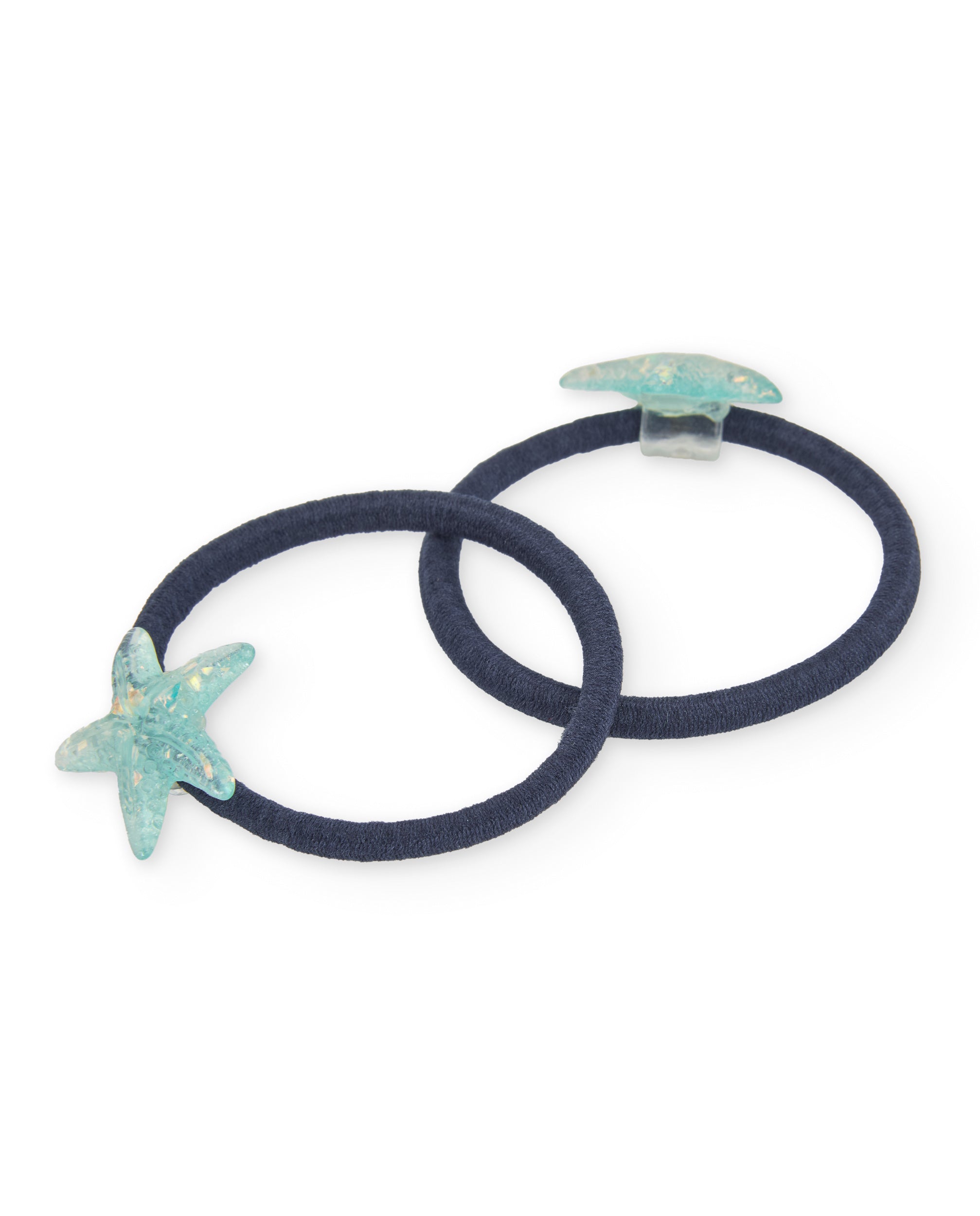 TucTuc Accessori elastico capelli bambina blu set 2 pezzi stella
