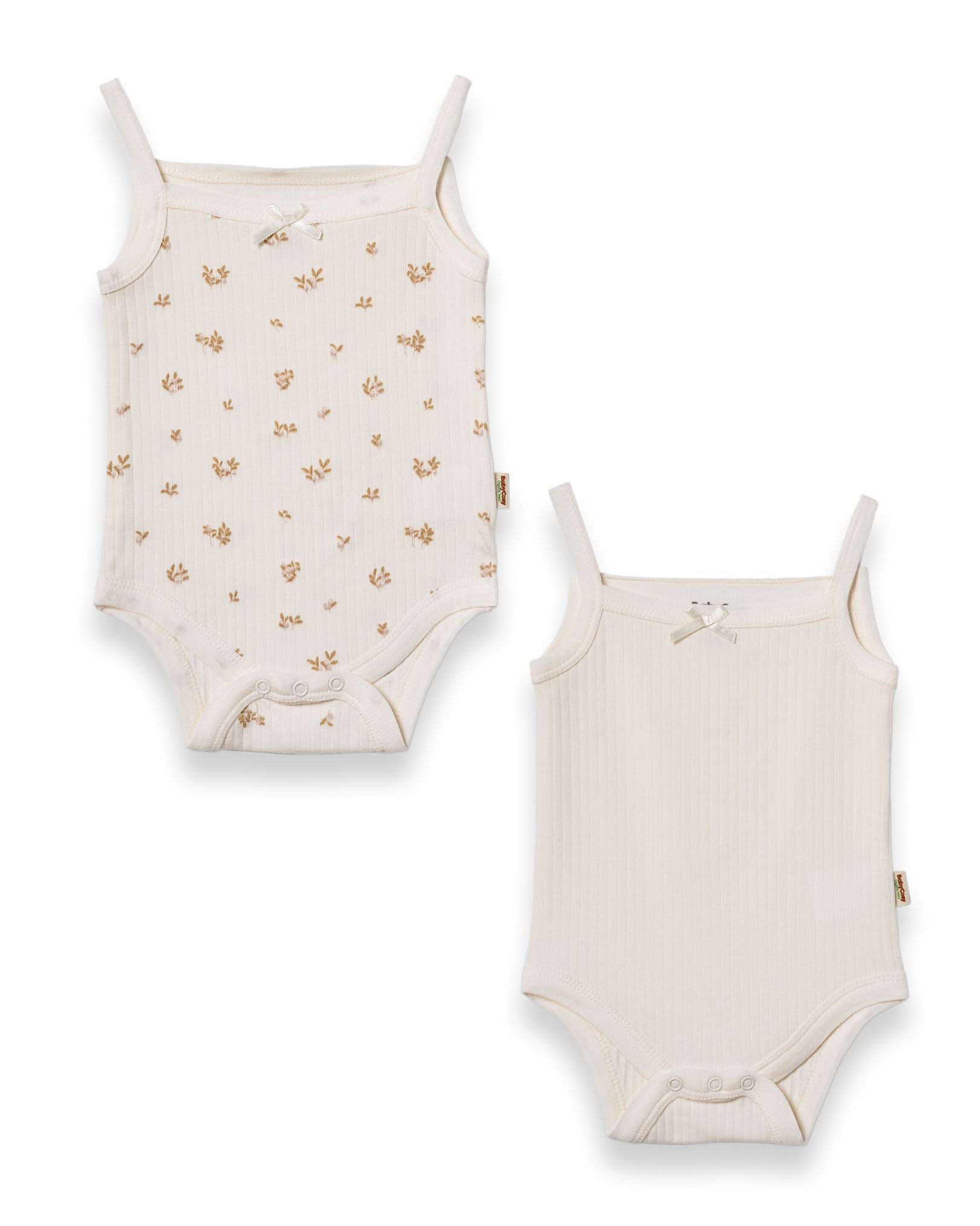 Kocarcia Babycosy Set 2 Body Senza Maniche Modal Crema