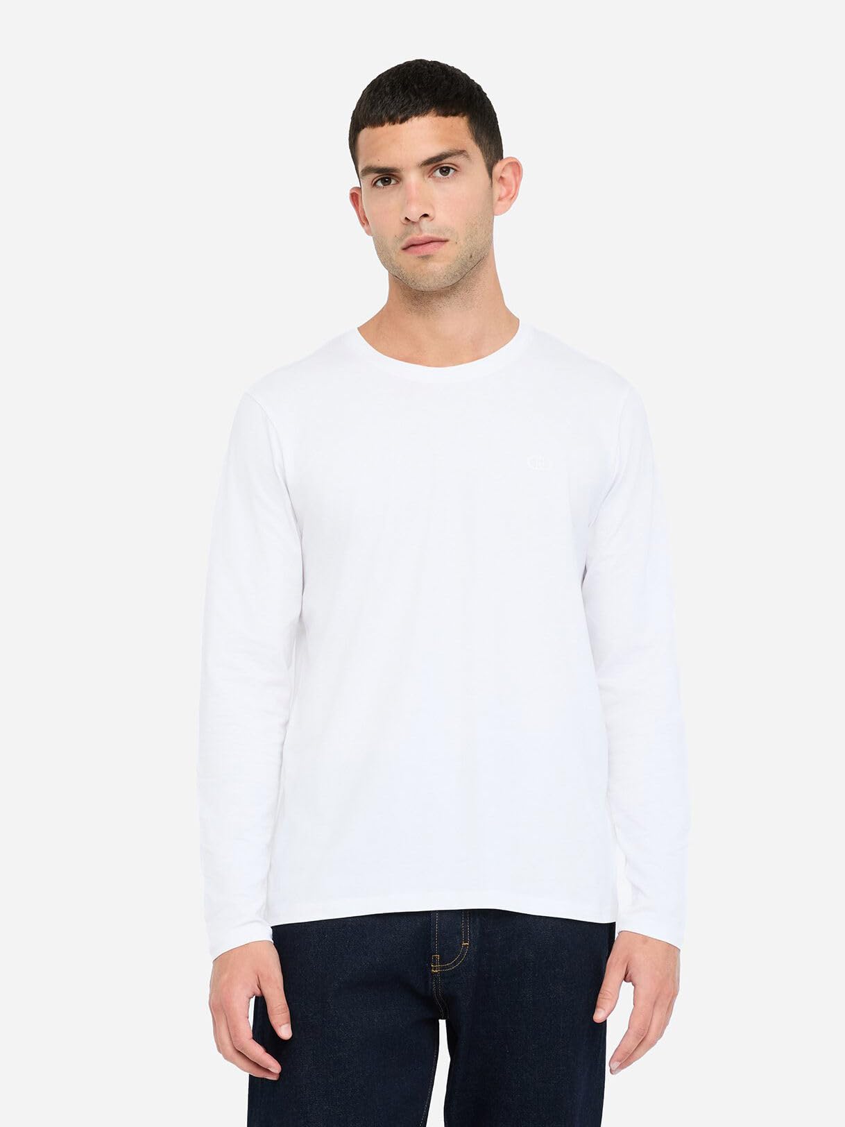 Liu Jo T-Shirt Maniche Lunghe Bianca Taglia L Cotone