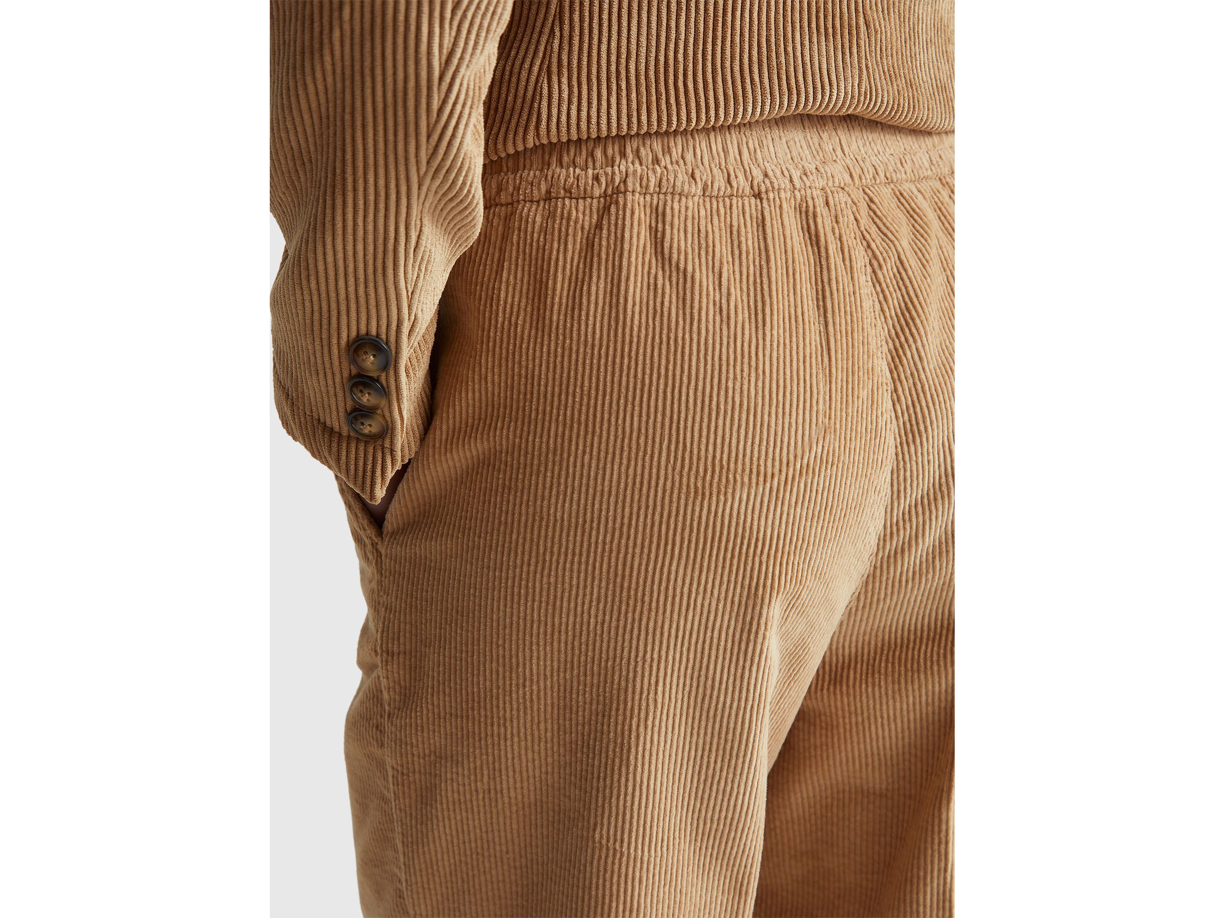 United Colors of Benetton Pantaloni Velluto Gamba Larga 40