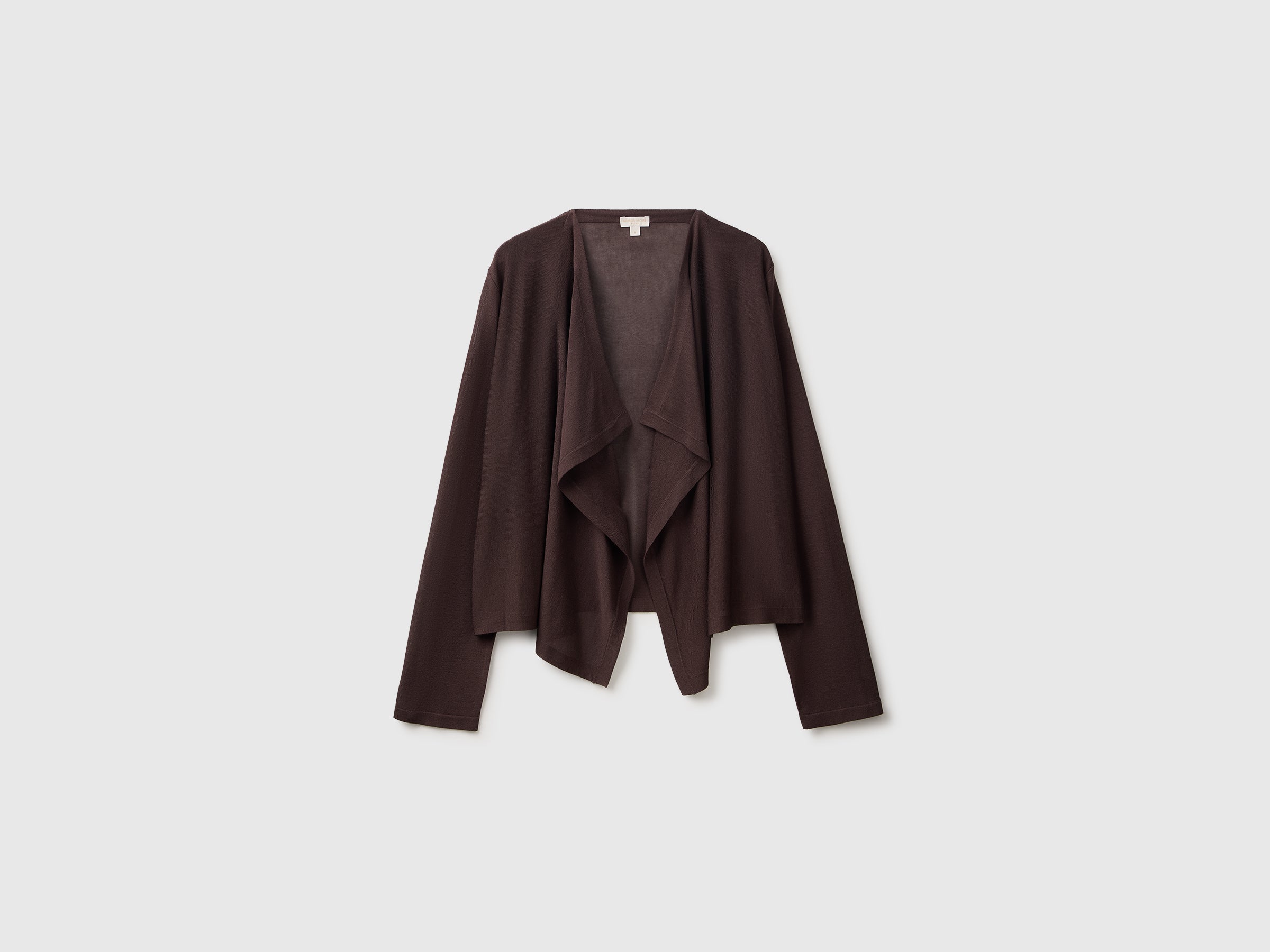 United Colors of Benetton Cardigan Bambù Viscosa Drappeggio Taglia S