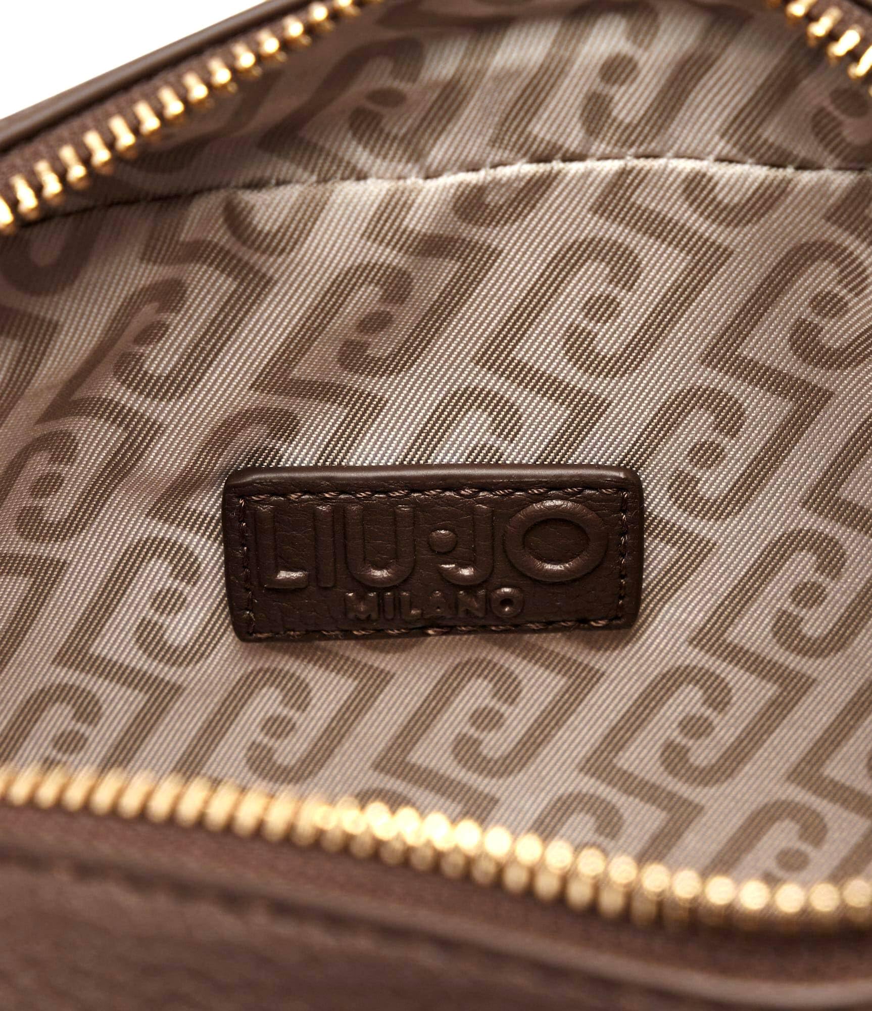 Liu Jo borsa tracolla media bottalato con zip 23x16 cm