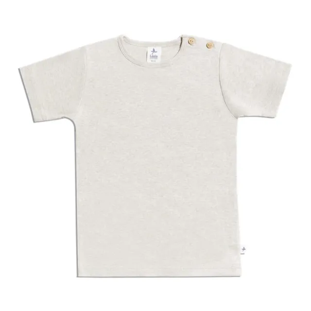 Leela Cotton Maglietta Beige Cotone Bio 1-2 Anni