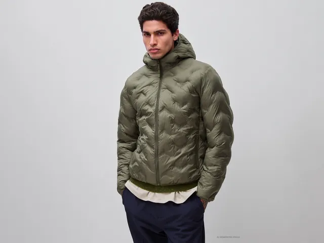 United Colors of Benetton regular fit piumino imbottito L riciclato