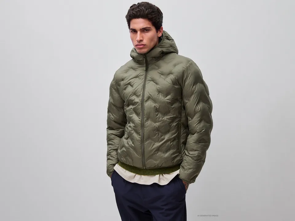 United Colors of Benetton regular fit piumino imbottito L riciclato