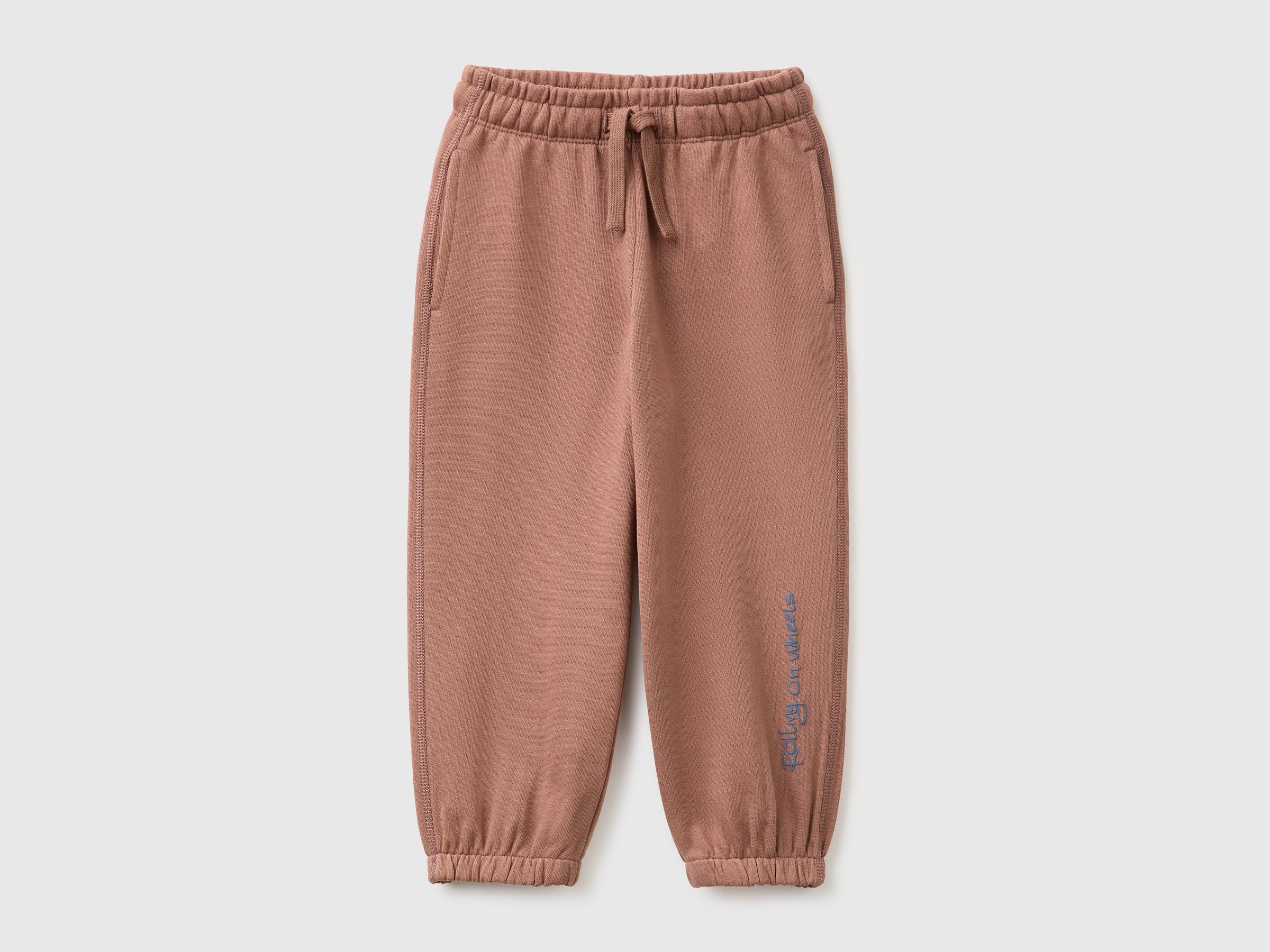 United Colors of Benetton Pantaloni Tuta Cotone Bio Taglia 82