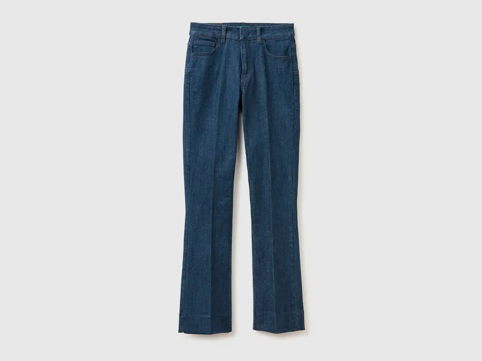 United Colors of Benetton Jeans flare bootcut cotone riciclato