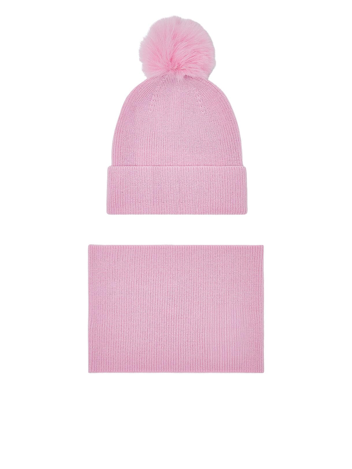 Liu Jo Set Berretto e Collo Maglia L pompon logo