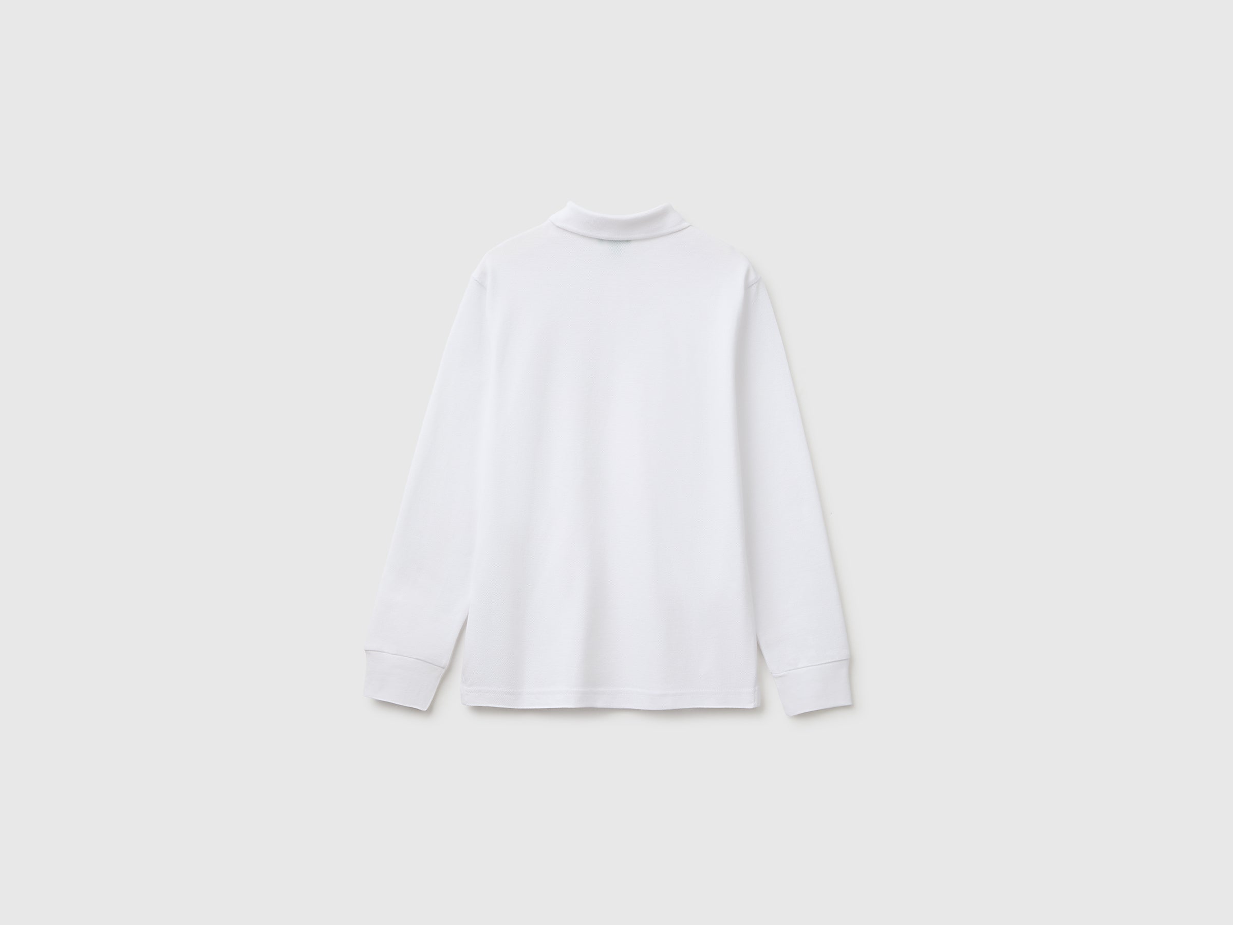 United Colors of Benetton Polos Polo cotone bio manica lunga