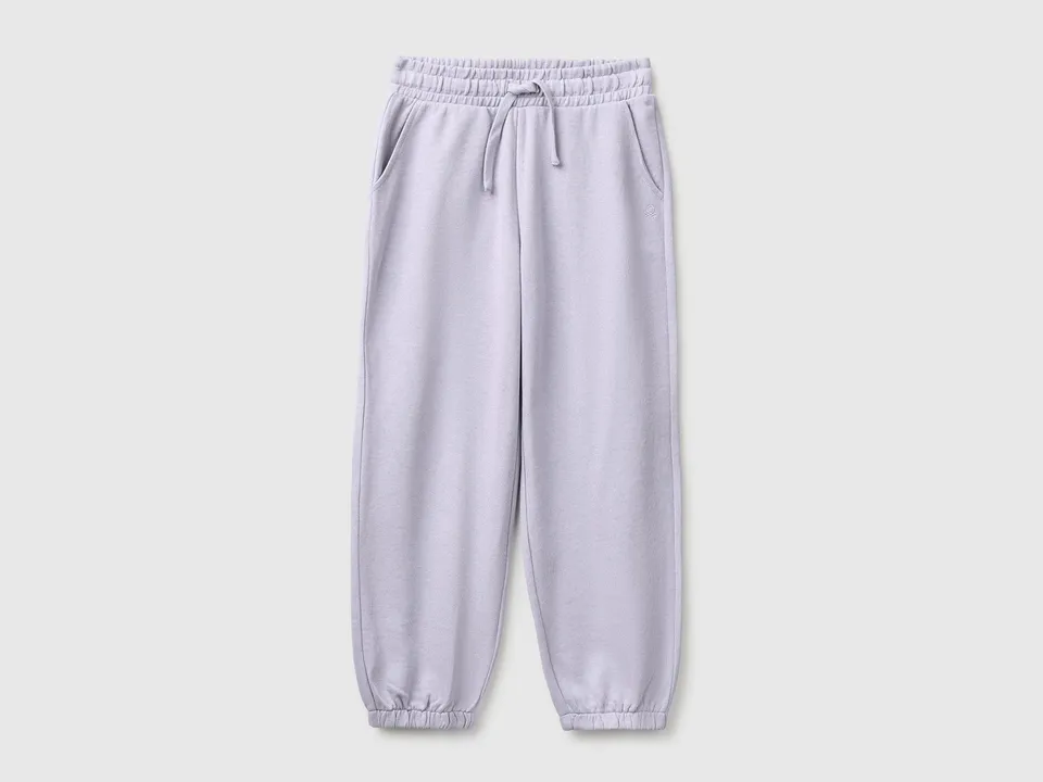 United Colors of Benetton Sweatshirts Pantaloni Jogger Cotone Logo M