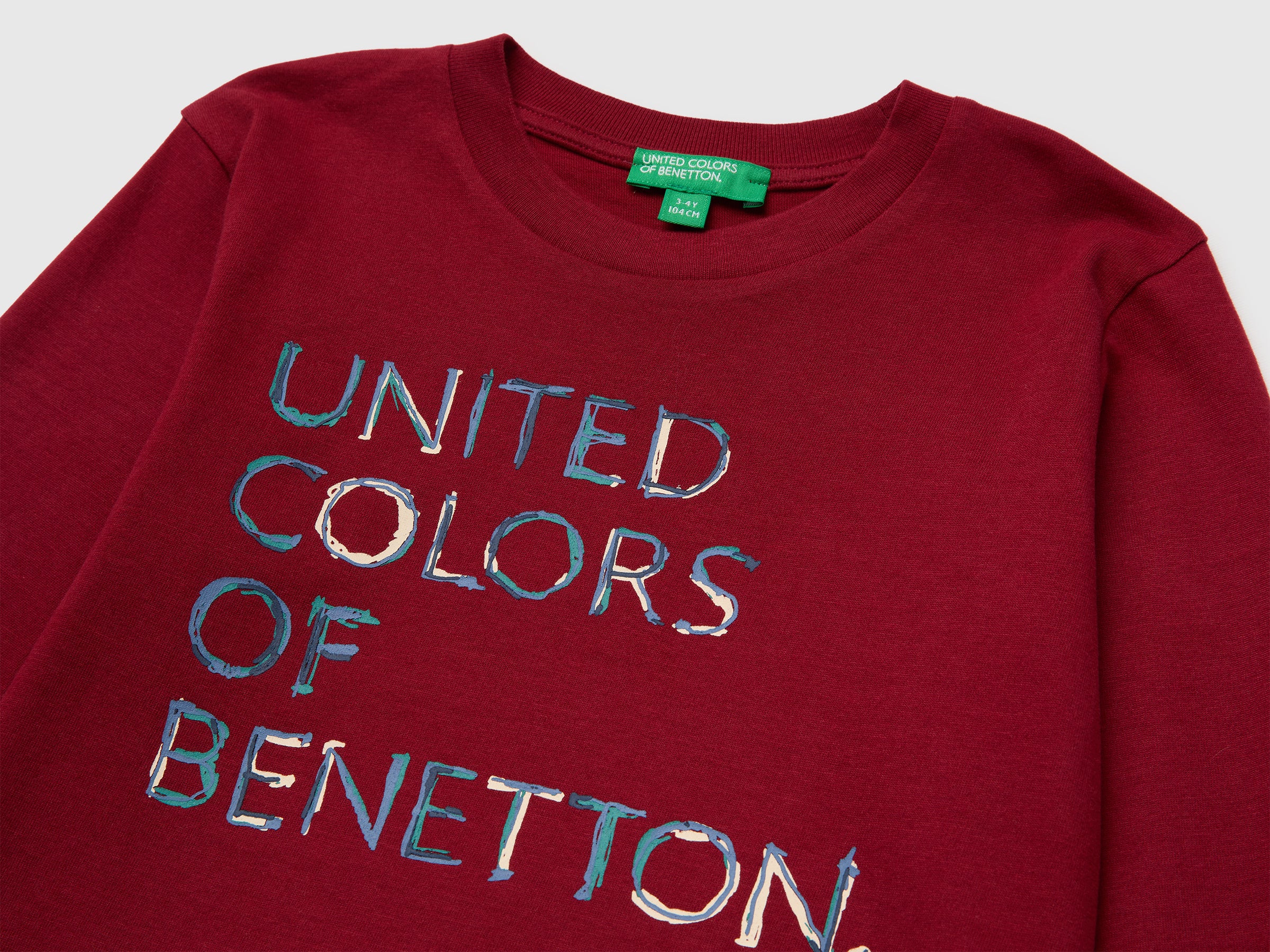 United Colors of Benetton T-Shirts maglietta cotone bio 98