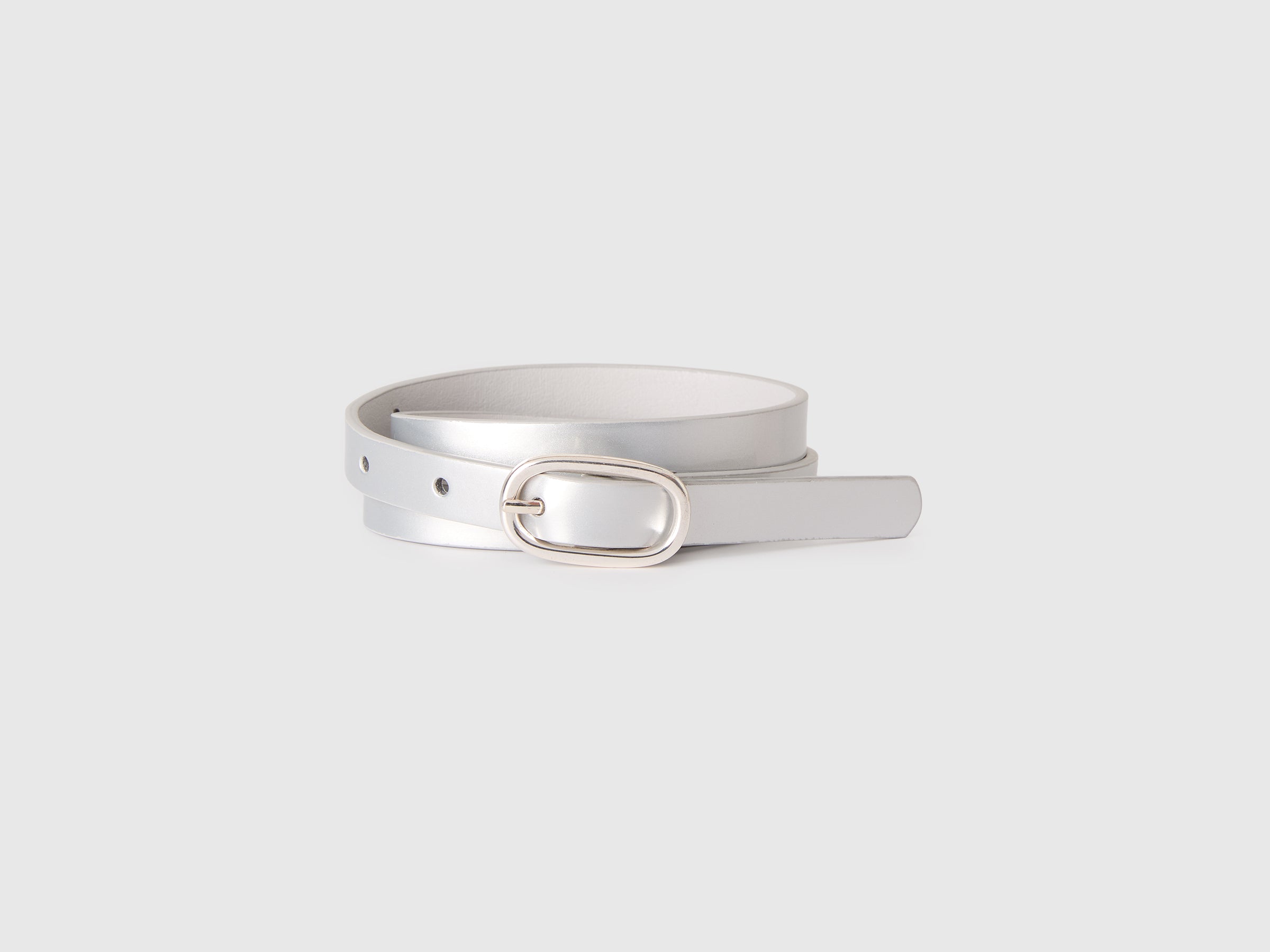 United Colors of Benetton cintura pelle vernice taglia S