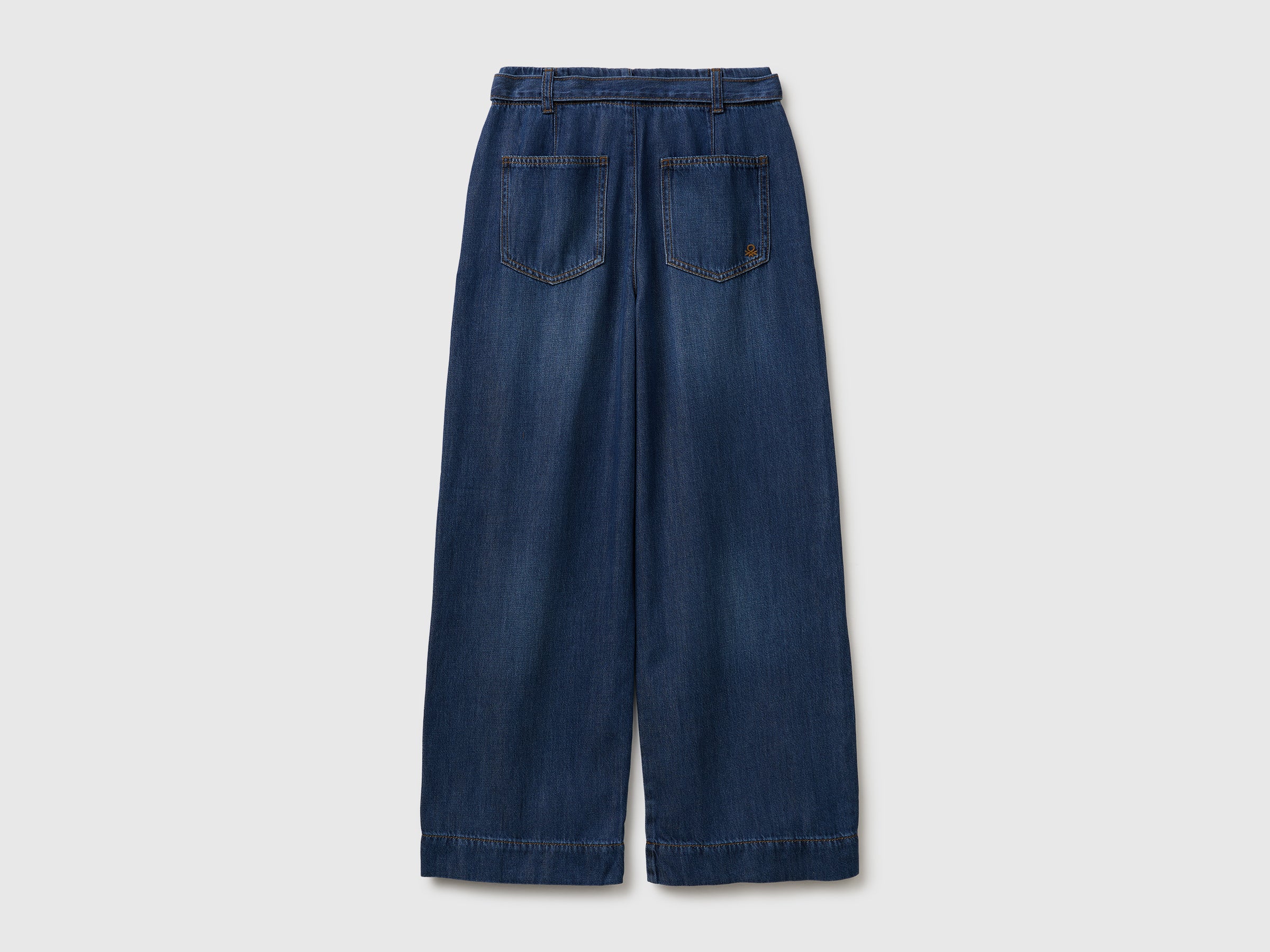 United Colors of Benetton Jeans wide jeans cotone con cintura M