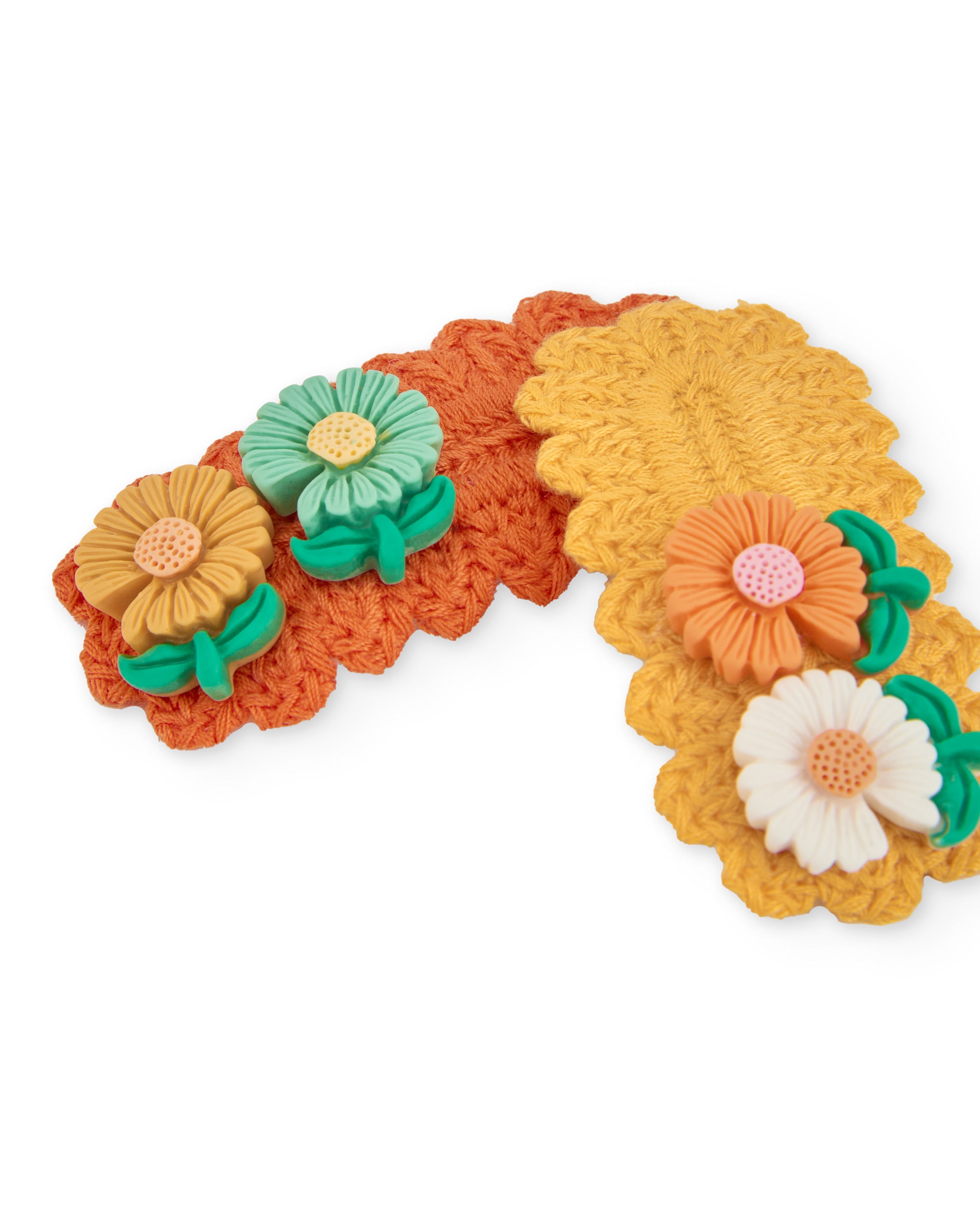 TucTuc Accessori Set Mollettine Bimba Fiori Arancio