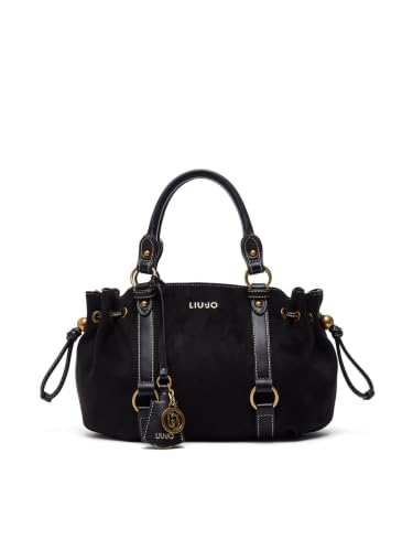Liu Jo Borse Borsa piccola con coulisse borsetta nero microfibra