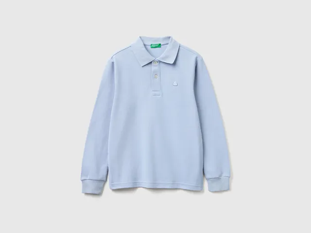 United Colors of Benetton Polos polo cotone manica lunga taglia S