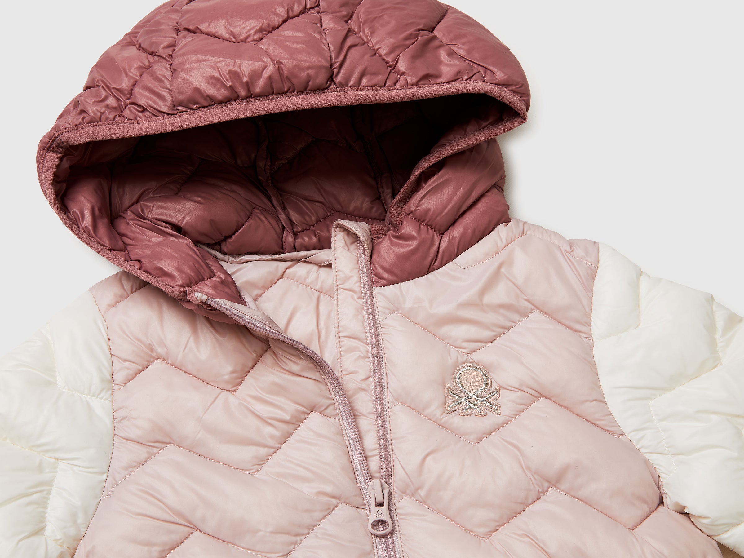 United Colors of Benetton piumino cappuccio giacca nylon bimbo 116