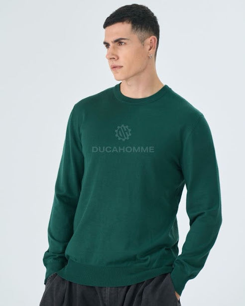 Sottosopra ANW86203 maglioncino uomo girocollo viscosa nero