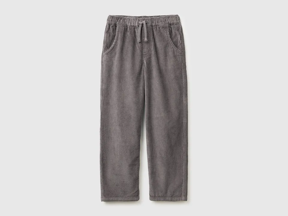 United Colors of Benetton Pantalone Velluto Cotone Uomo L