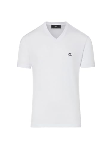 Liu Jo Baby Scollo a V T-Shirt Cotone Comoda