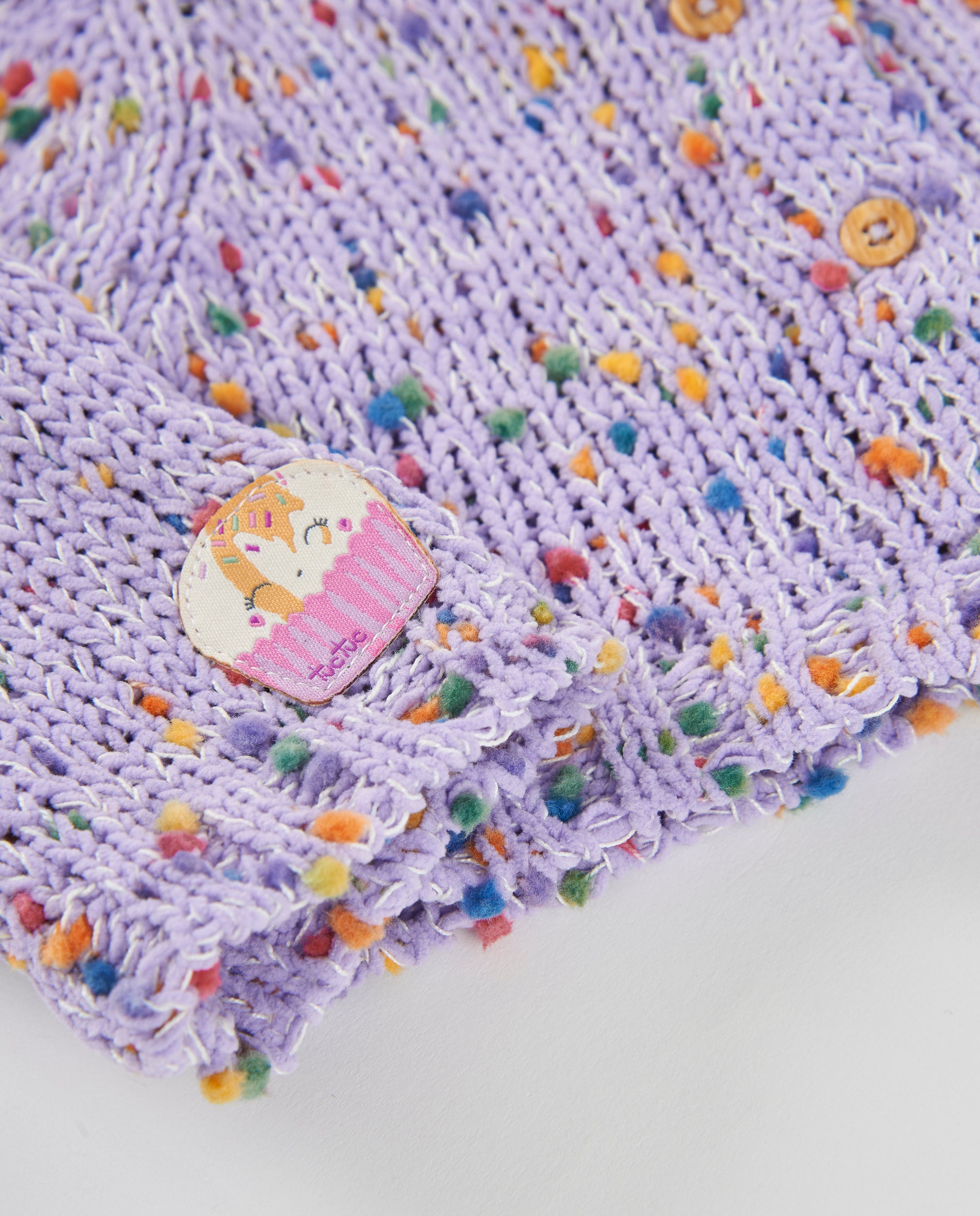 TucTuc Maglioni Giacca Maglia Neonata Lila 0-1M fiori